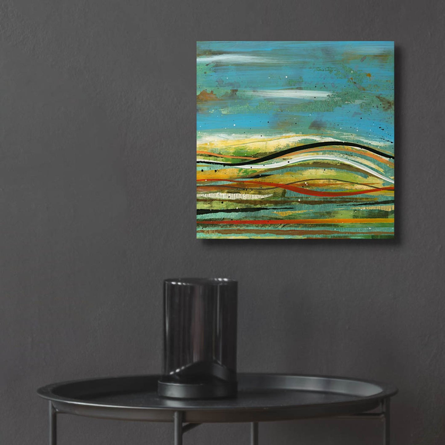 Epic Art 'High Plains 4' by Scott Hile, Acrylic Glass Wall Art,12x12