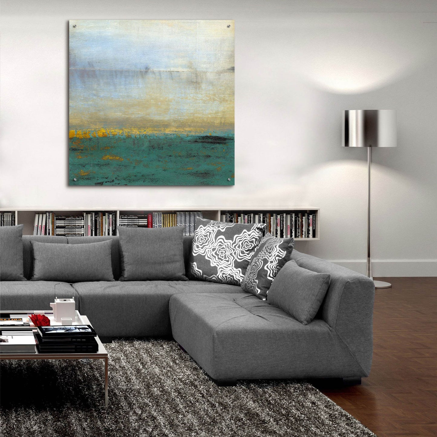 Epic Art 'Horizons' by Scott Hile, Acrylic Glass Wall Art,36x36