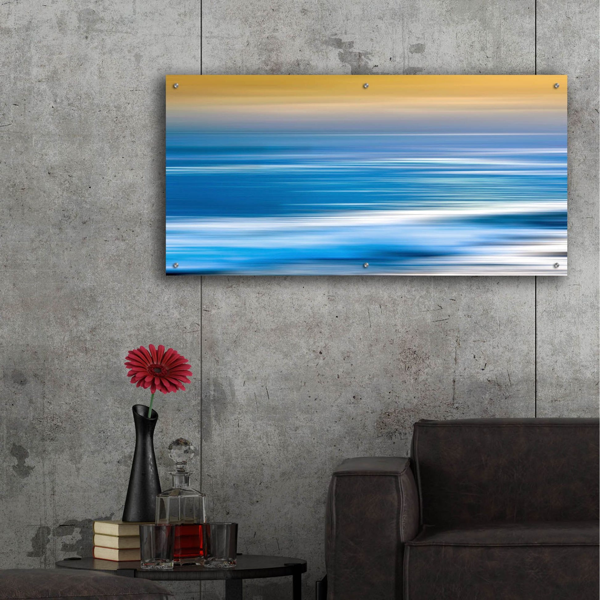 Epic Art 'Monterey Sunrise' by Scott Hile, Acrylic Glass Wall Art,48x24