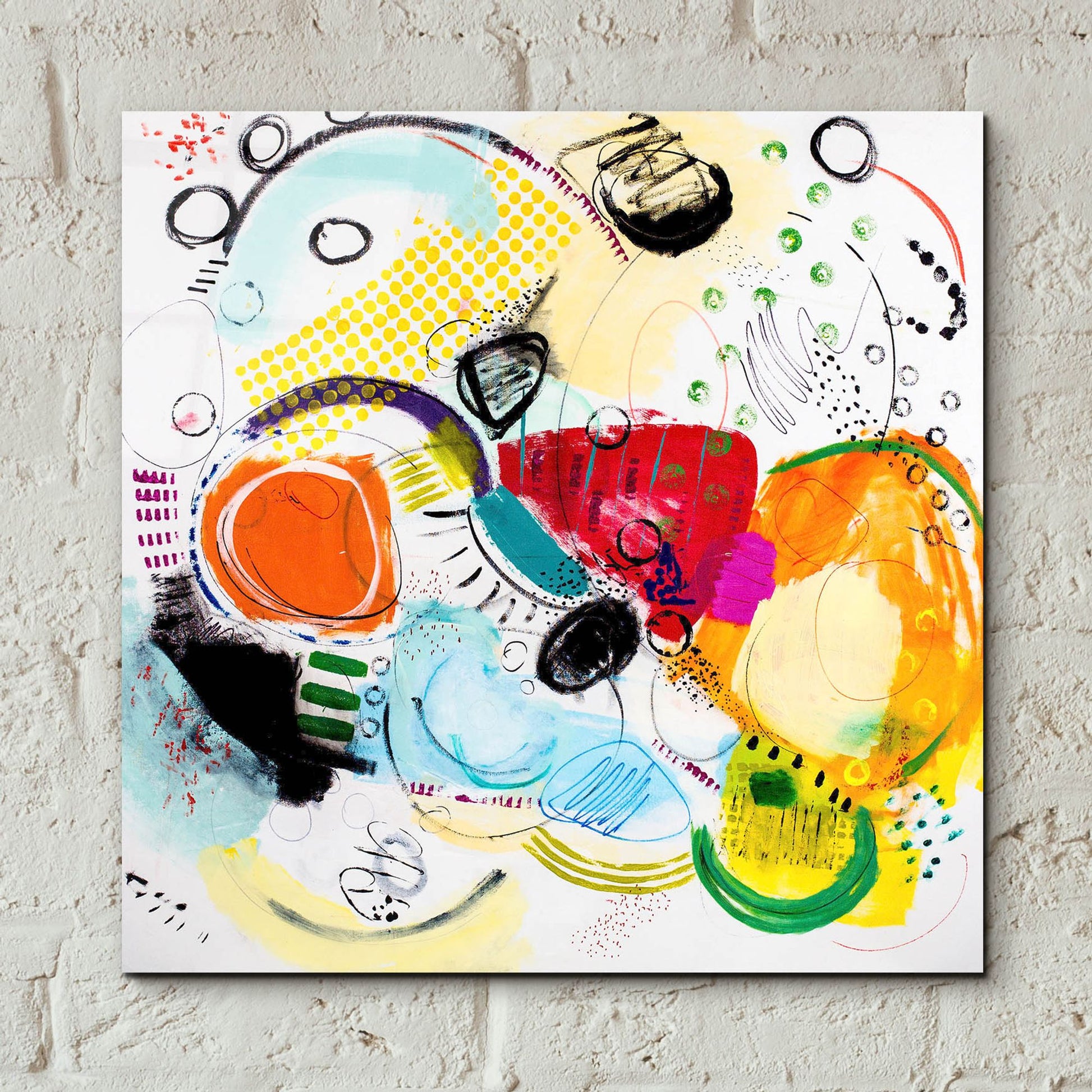 Epic Art 'Silver Lake Series #2' by Serene Greene, Acrylic Glass Wall Art,12x12