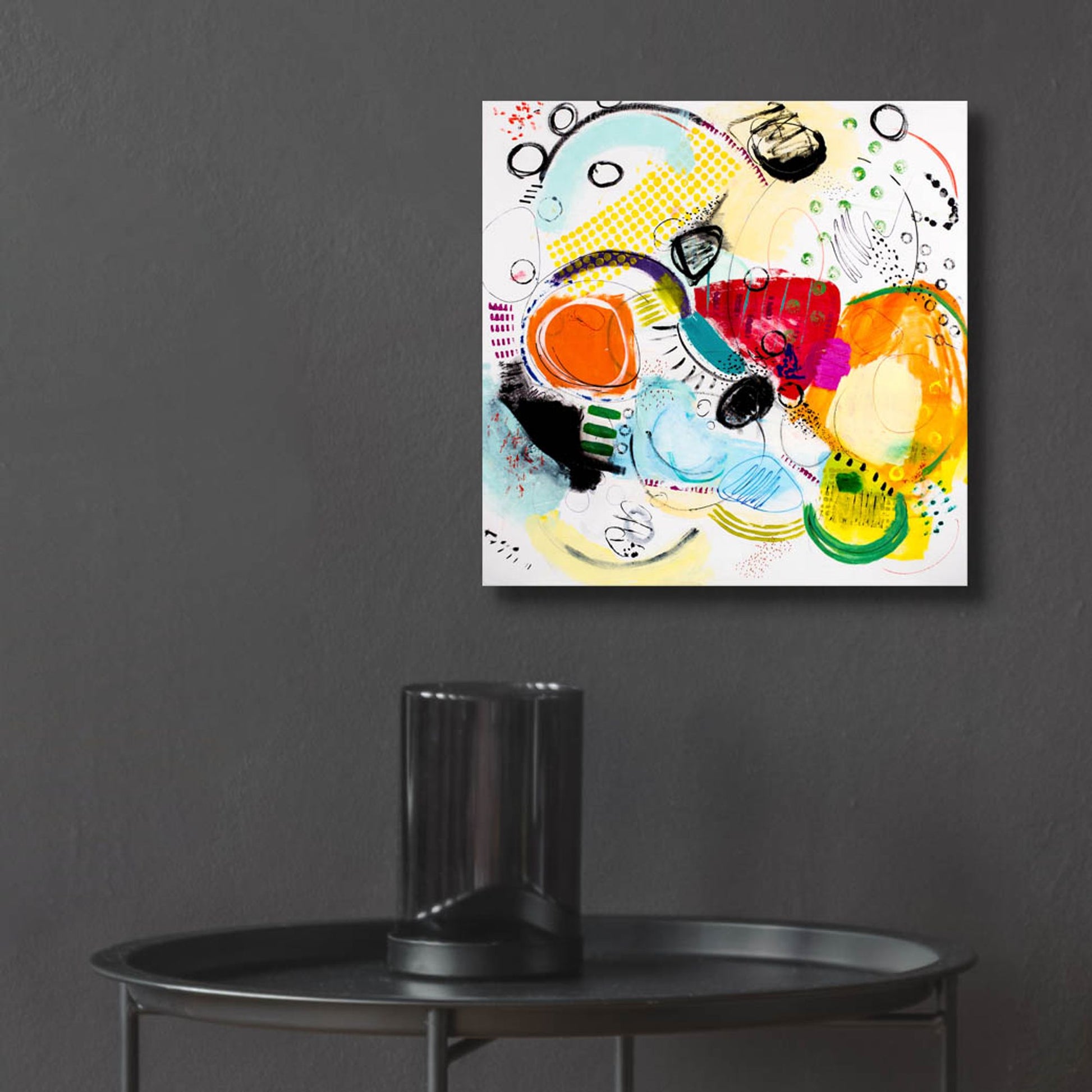 Epic Art 'Silver Lake Series #2' by Serene Greene, Acrylic Glass Wall Art,12x12