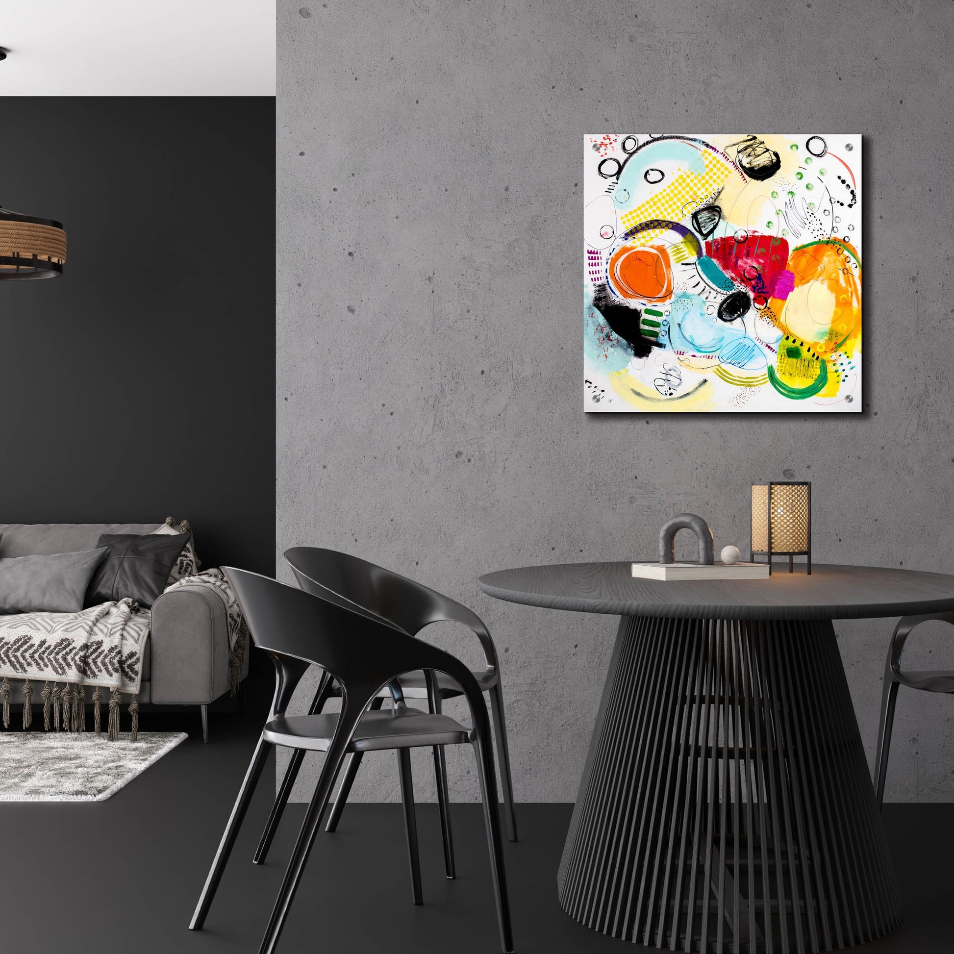 Epic Art 'Silver Lake Series #2' by Serene Greene, Acrylic Glass Wall Art,24x24