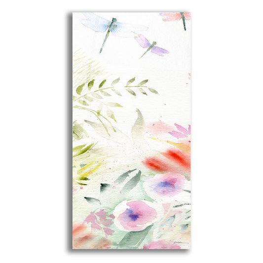 Epic Art 'Flight Of The Dragonfly #1' by Sheila Golden, Acrylic Glass Wall Art