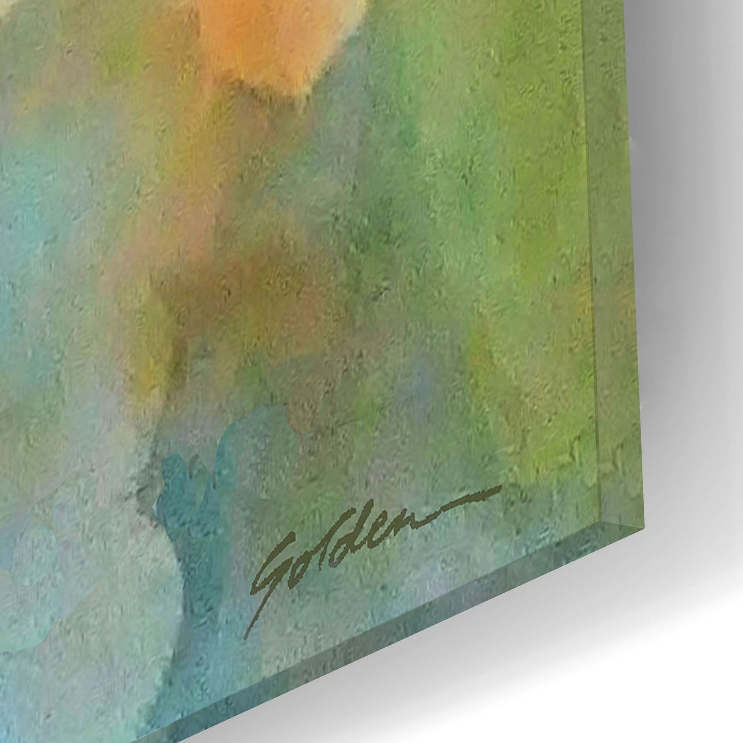 Epic Art 'Orange Poppy Reverie' by Sheila Golden, Acrylic Glass Wall Art,12x12