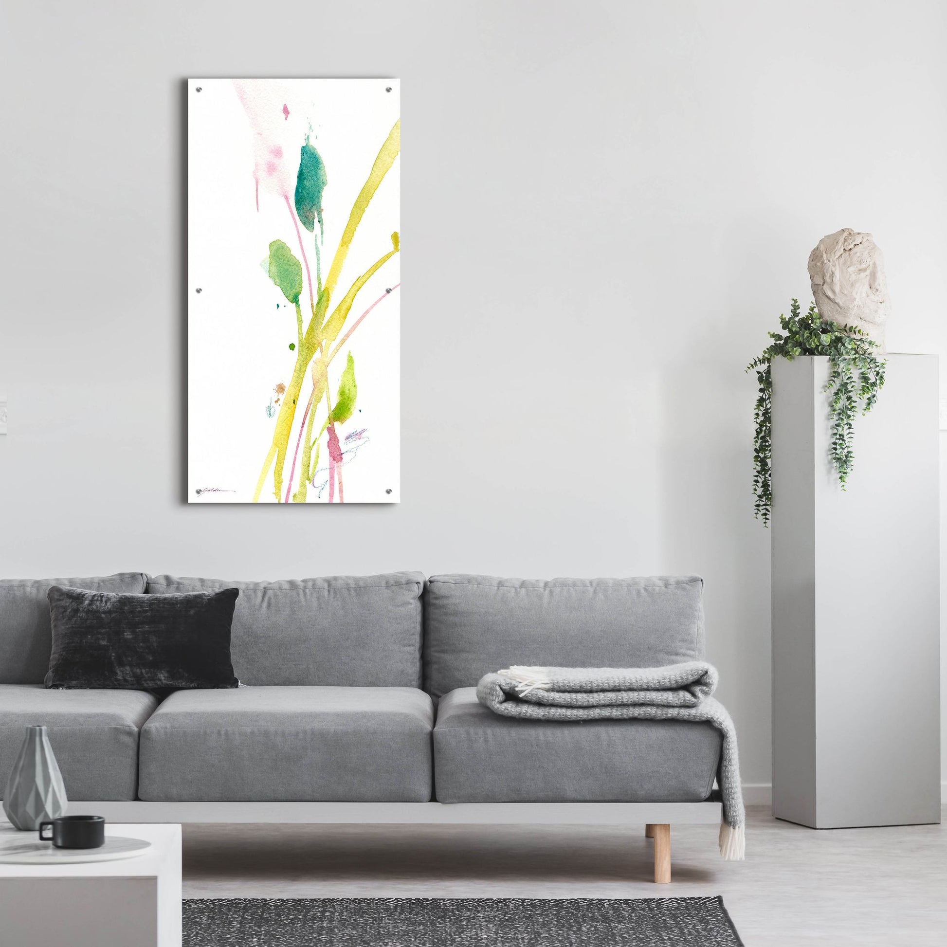 Epic Art 'Promise Of Spring' by Sheila Golden, Acrylic Glass Wall Art,24x48