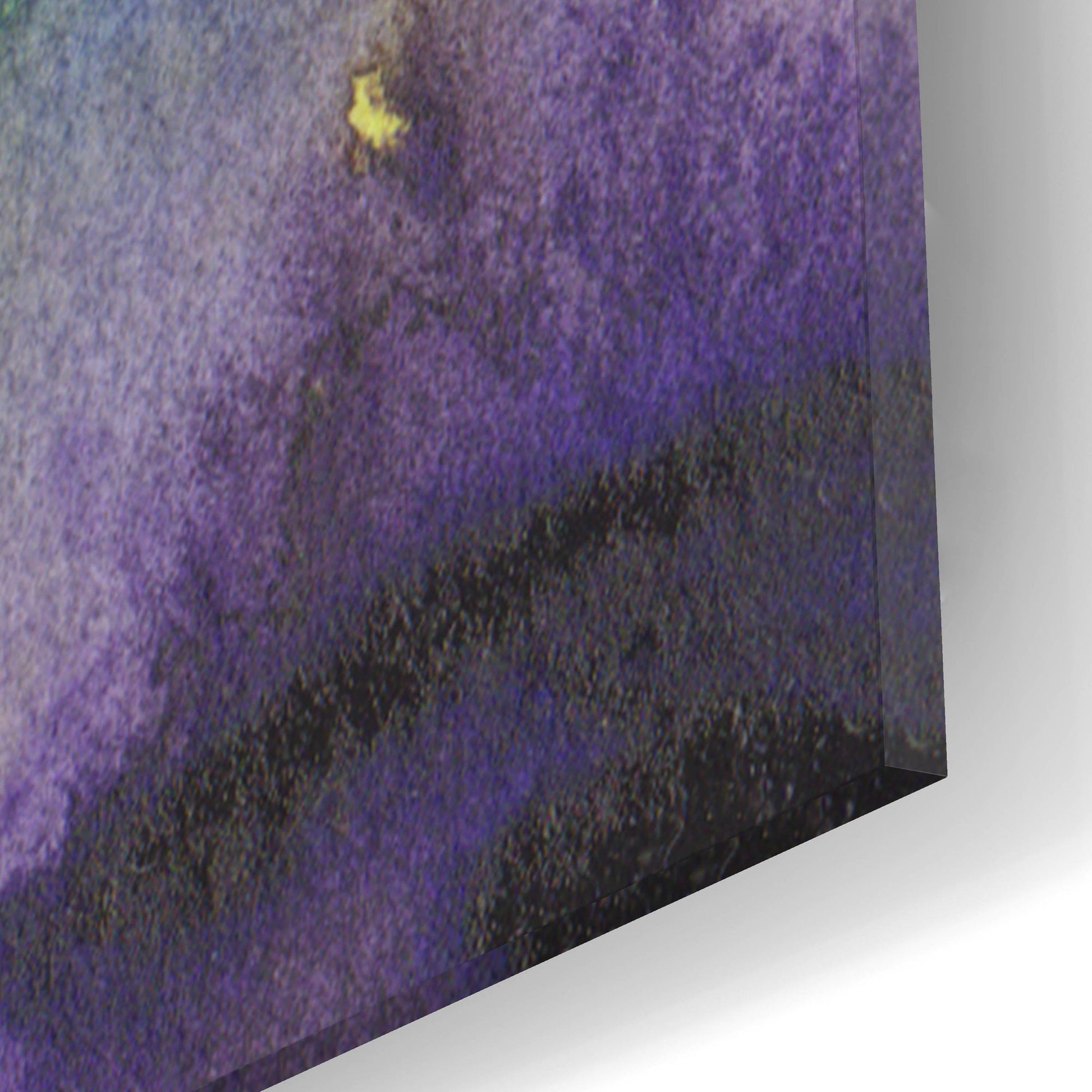 Epic Art 'Purple Essence' by Sheila Golden, Acrylic Glass Wall Art,12x12