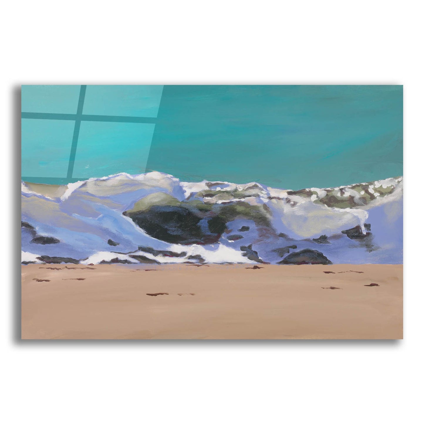 Epic Art 'Shore Break 1' by Stephen Newstedt, Acrylic Glass Wall Art