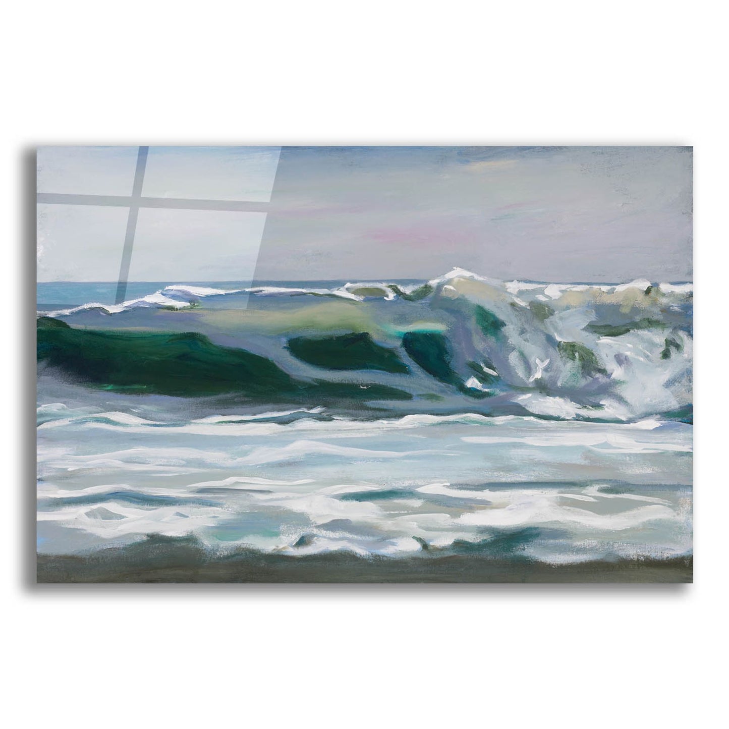 Epic Art 'Shore Break 2' by Stephen Newstedt, Acrylic Glass Wall Art