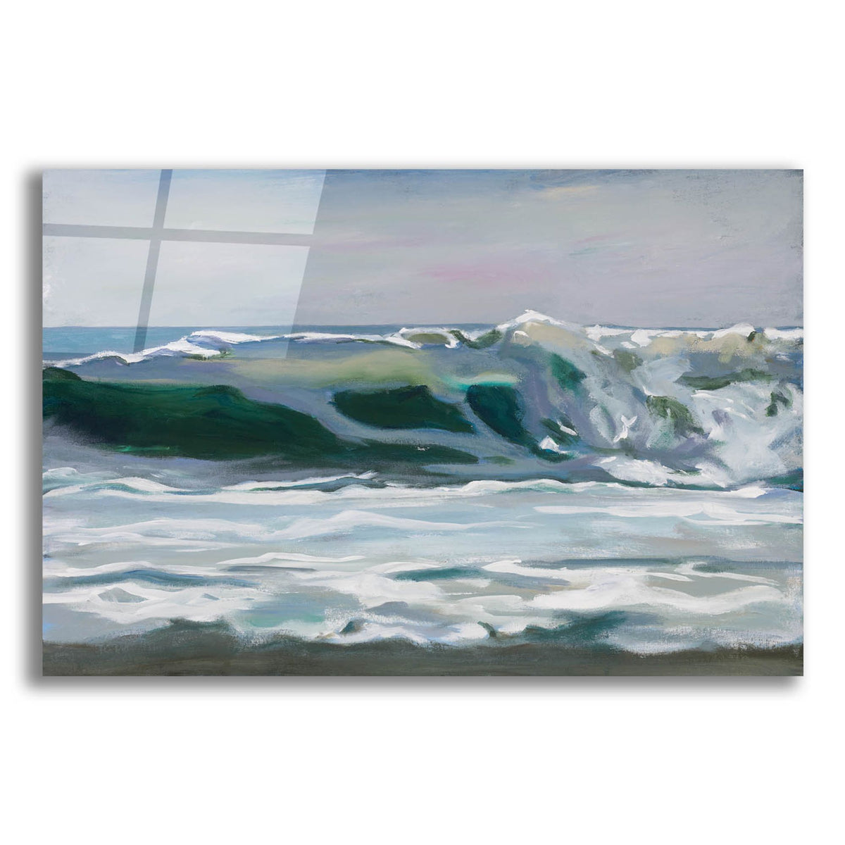 Epic Art 'Shore Break 2' by Stephen Newstedt, Acrylic Glass Wall Art