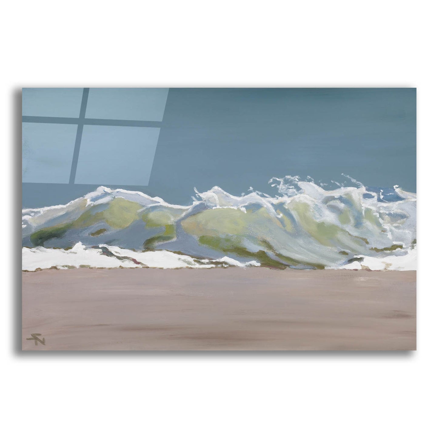 Epic Art 'Shore Break 3' by Stephen Newstedt, Acrylic Glass Wall Art