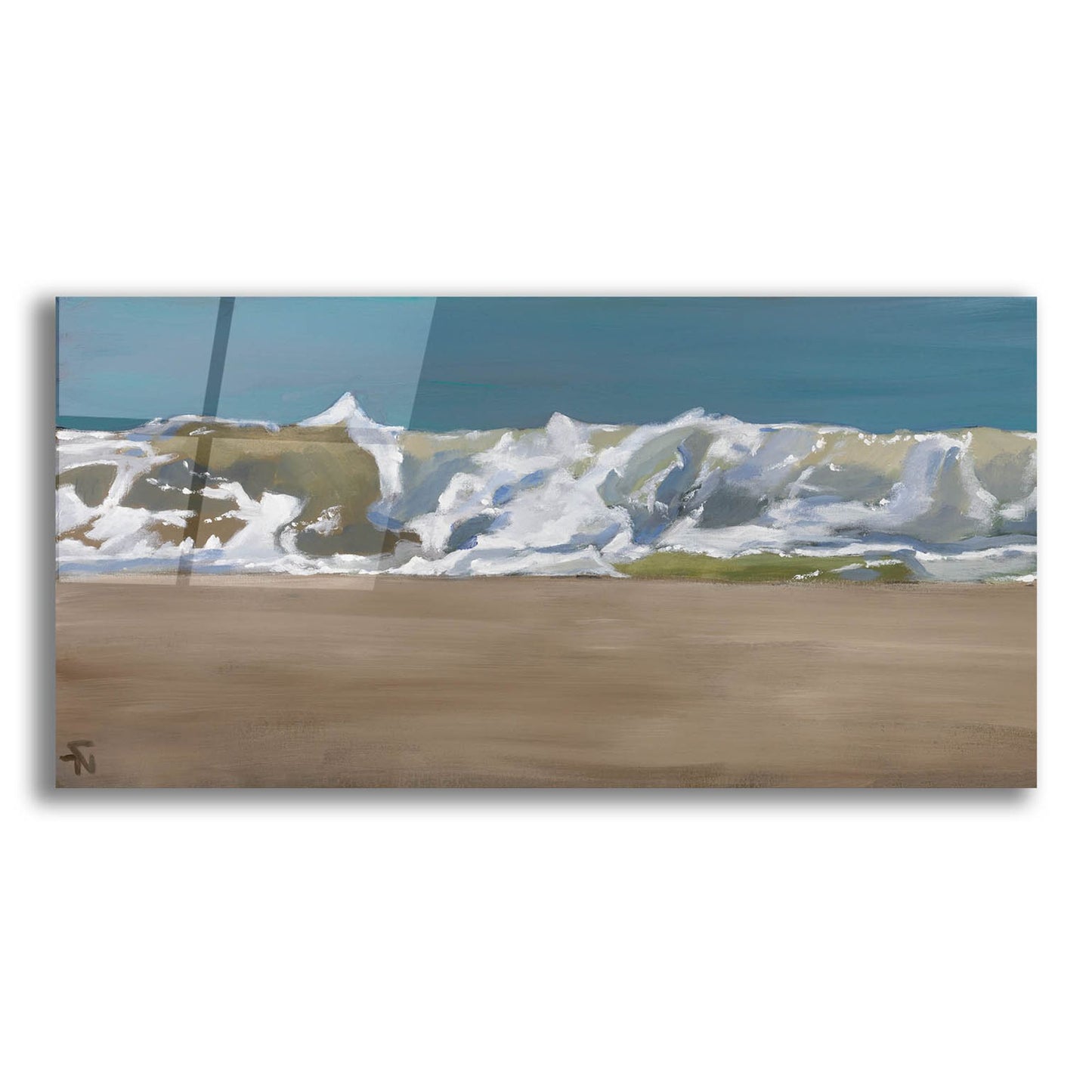 Epic Art 'Shore Break 4' by Stephen Newstedt, Acrylic Glass Wall Art