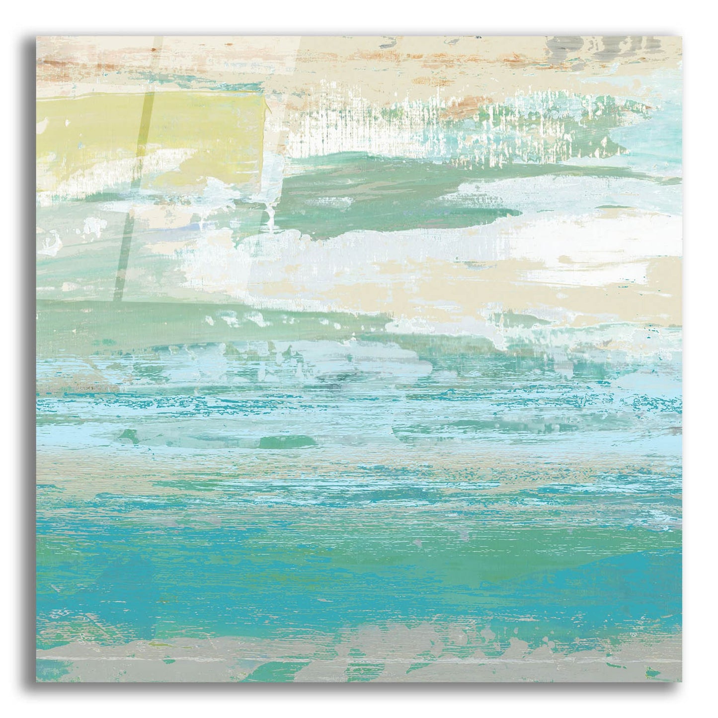 Epic Art 'Beach Wash No 6' by Suzanne Nicoll, Acrylic Glass Wall Art