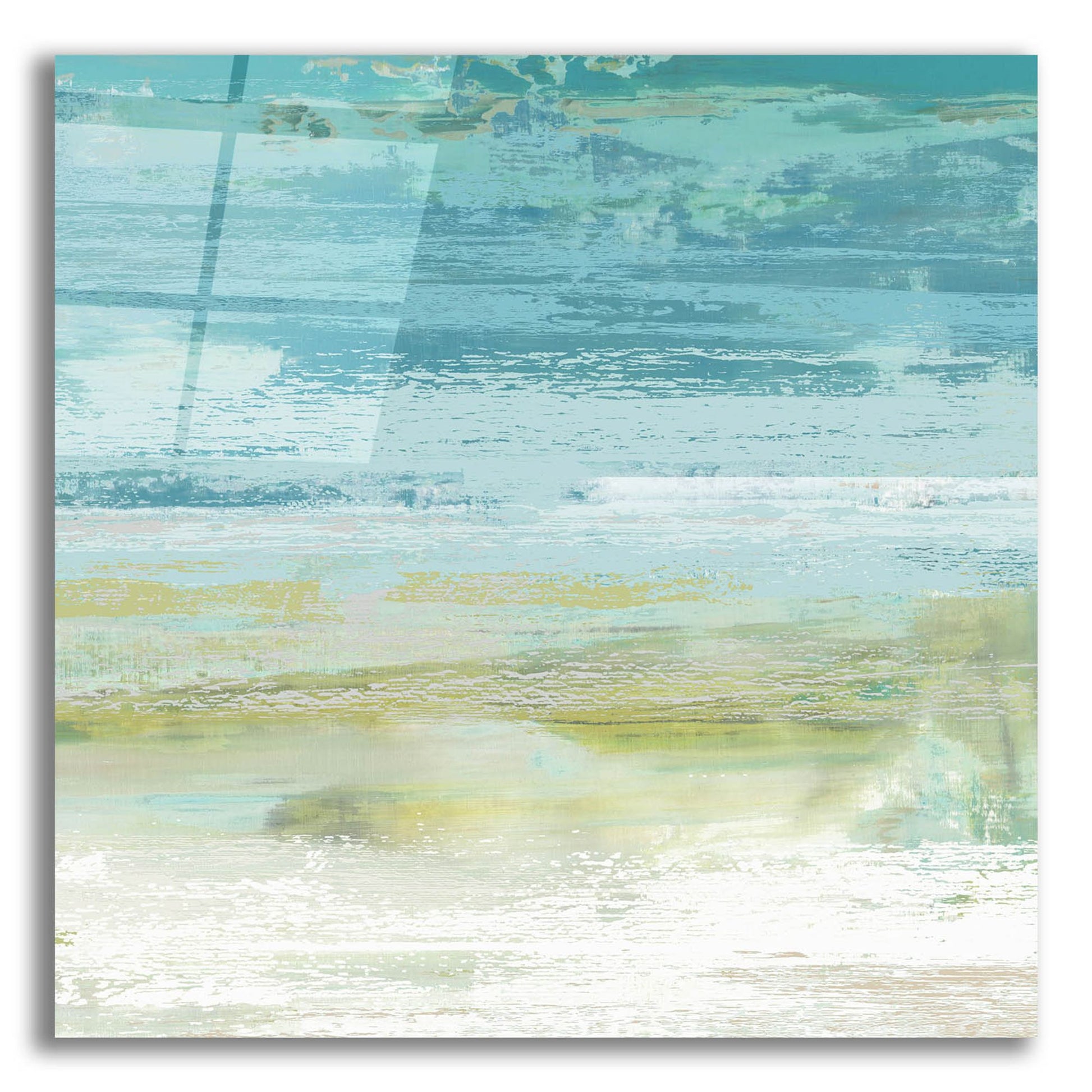 Epic Art 'Beach Wash No 8' by Suzanne Nicoll, Acrylic Glass Wall Art