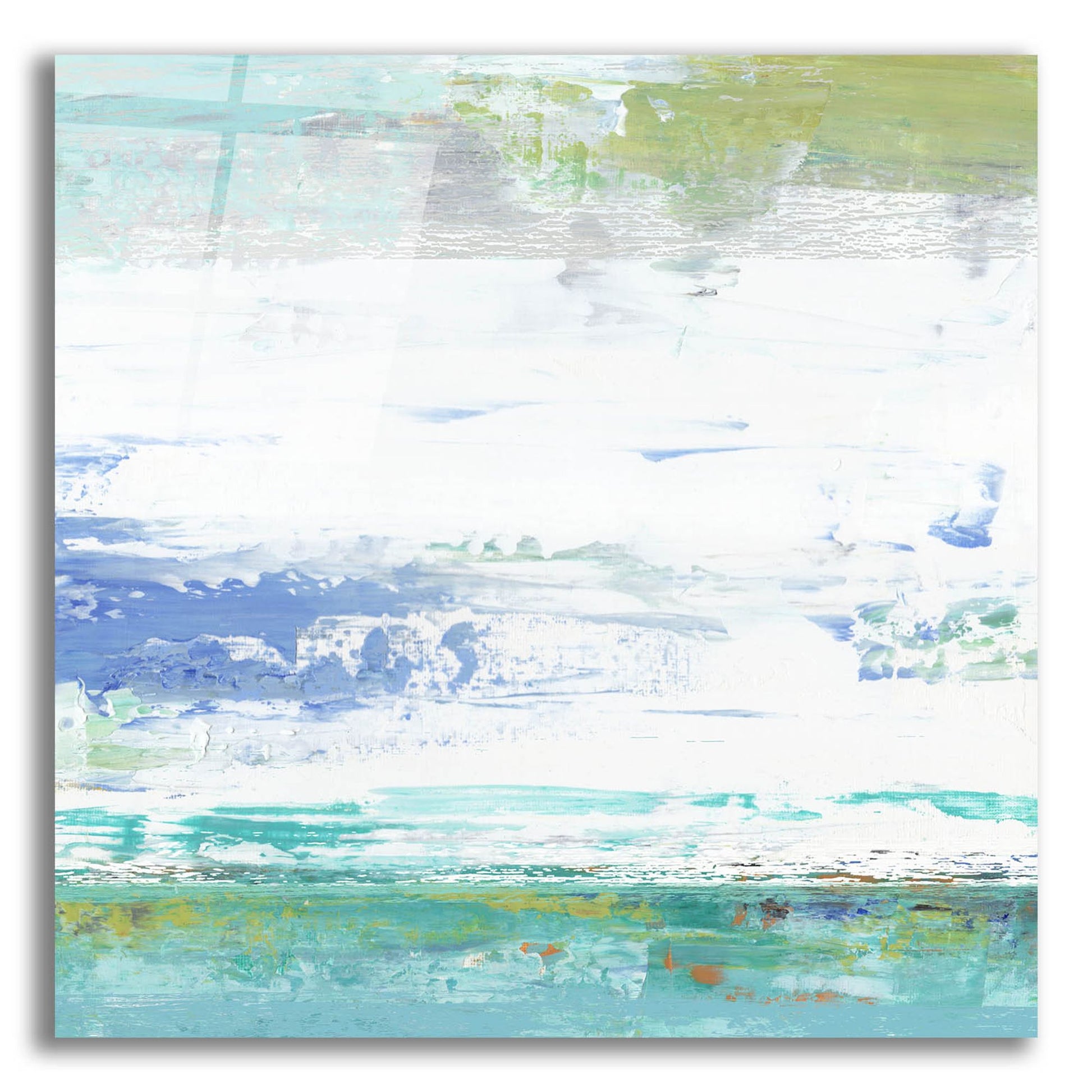 Epic Art 'Beach Wash No 9' by Suzanne Nicoll, Acrylic Glass Wall Art