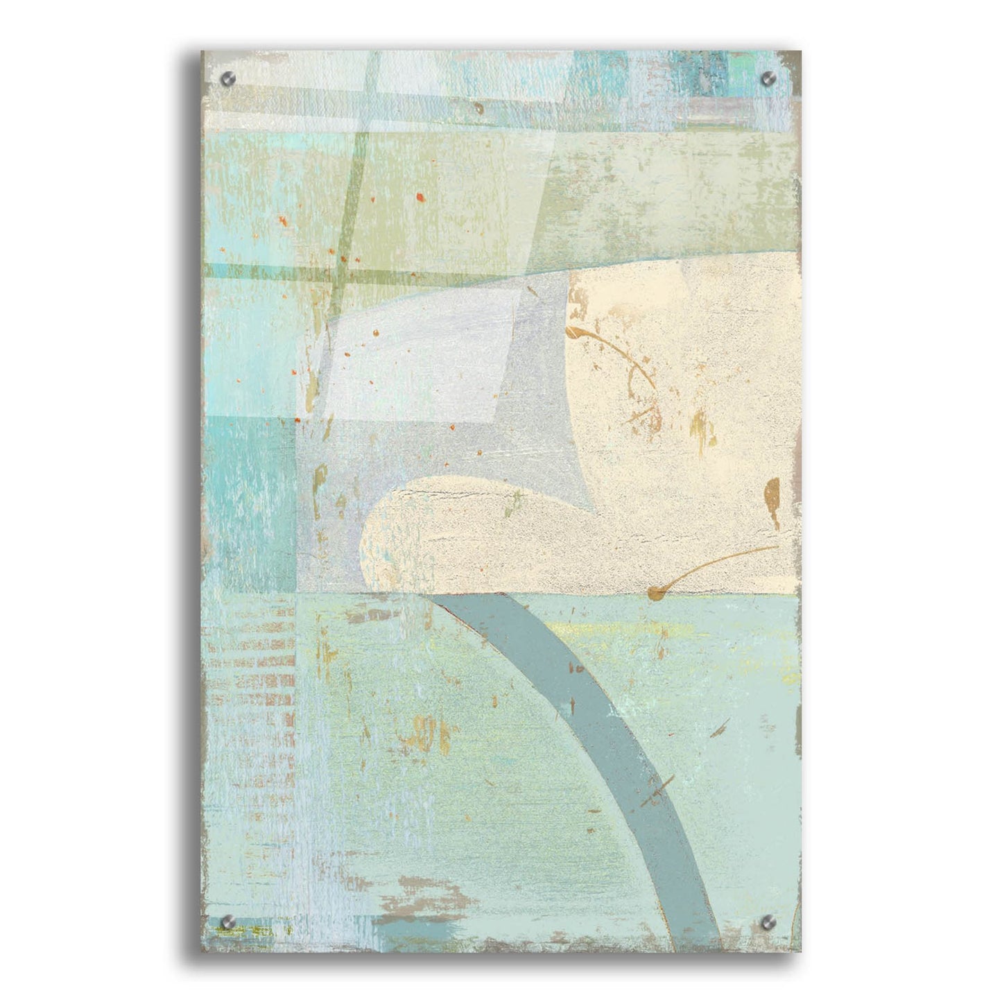 Epic Art 'Coastal Blues No 1' by Suzanne Nicoll, Acrylic Glass Wall Art