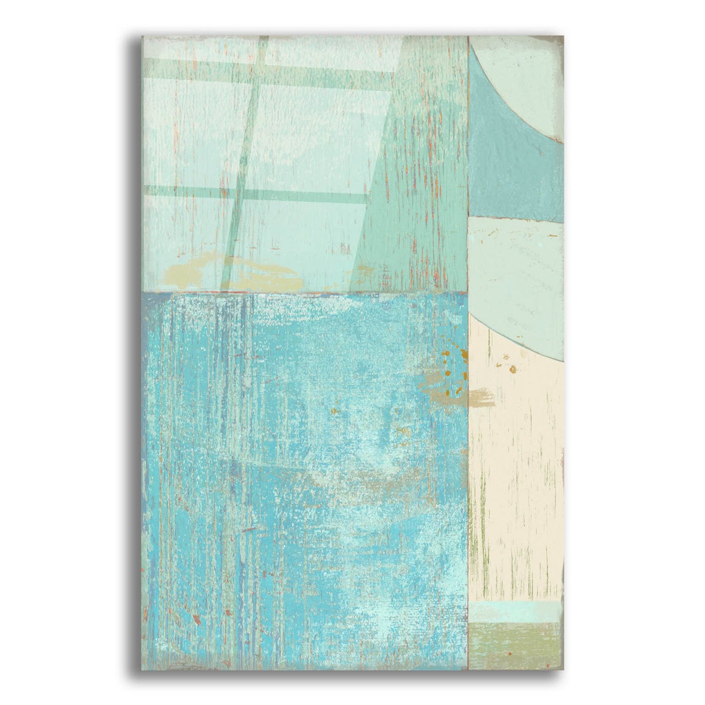 Epic Art 'Coastal Blues No 2' by Suzanne Nicoll, Acrylic Glass Wall Art