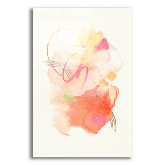 Epic Art 'Peachy Keen No 1' by Suzanne Nicoll, Acrylic Glass Wall Art