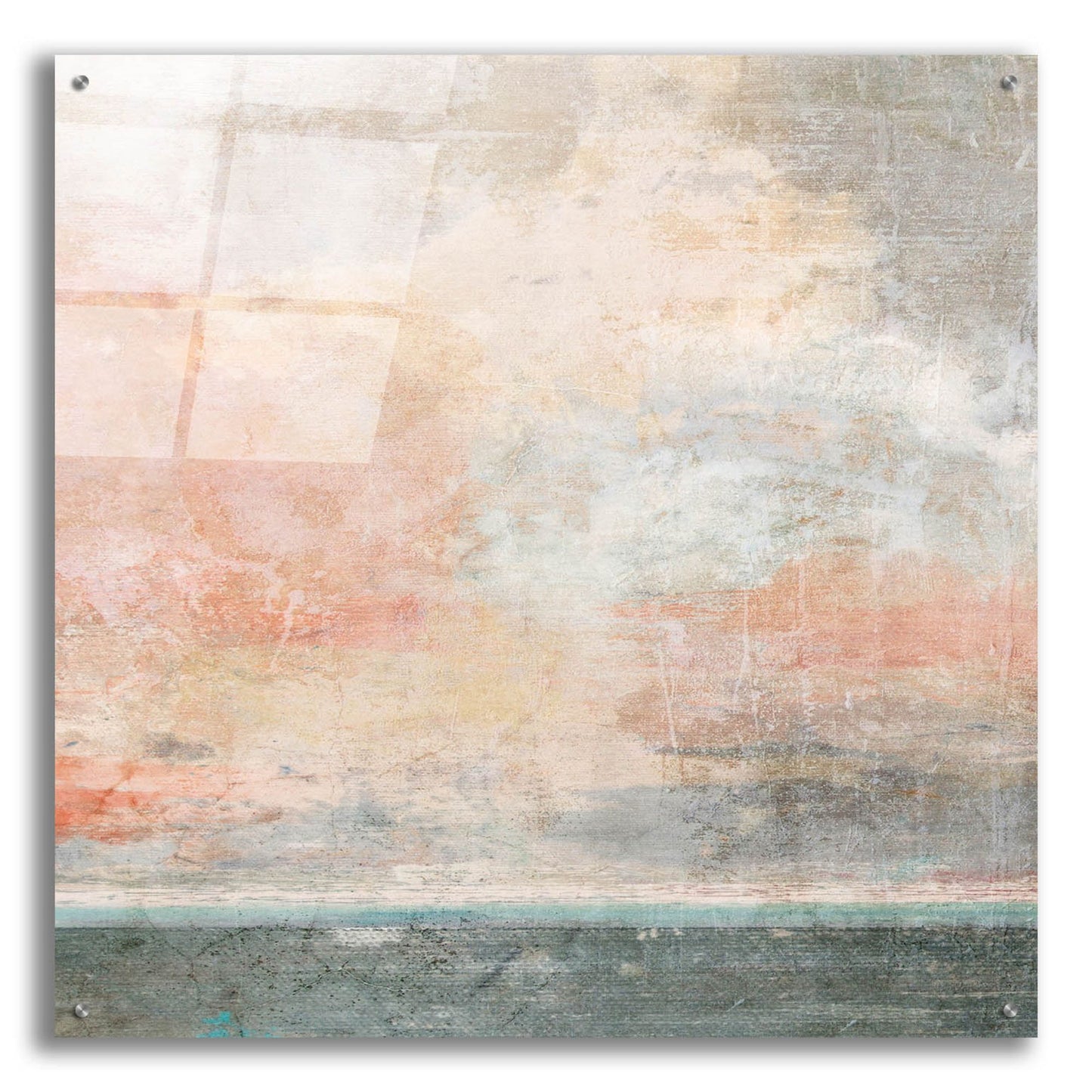 Epic Art 'Grey Sea' by Suzanne Nicoll, Acrylic Glass Wall Art