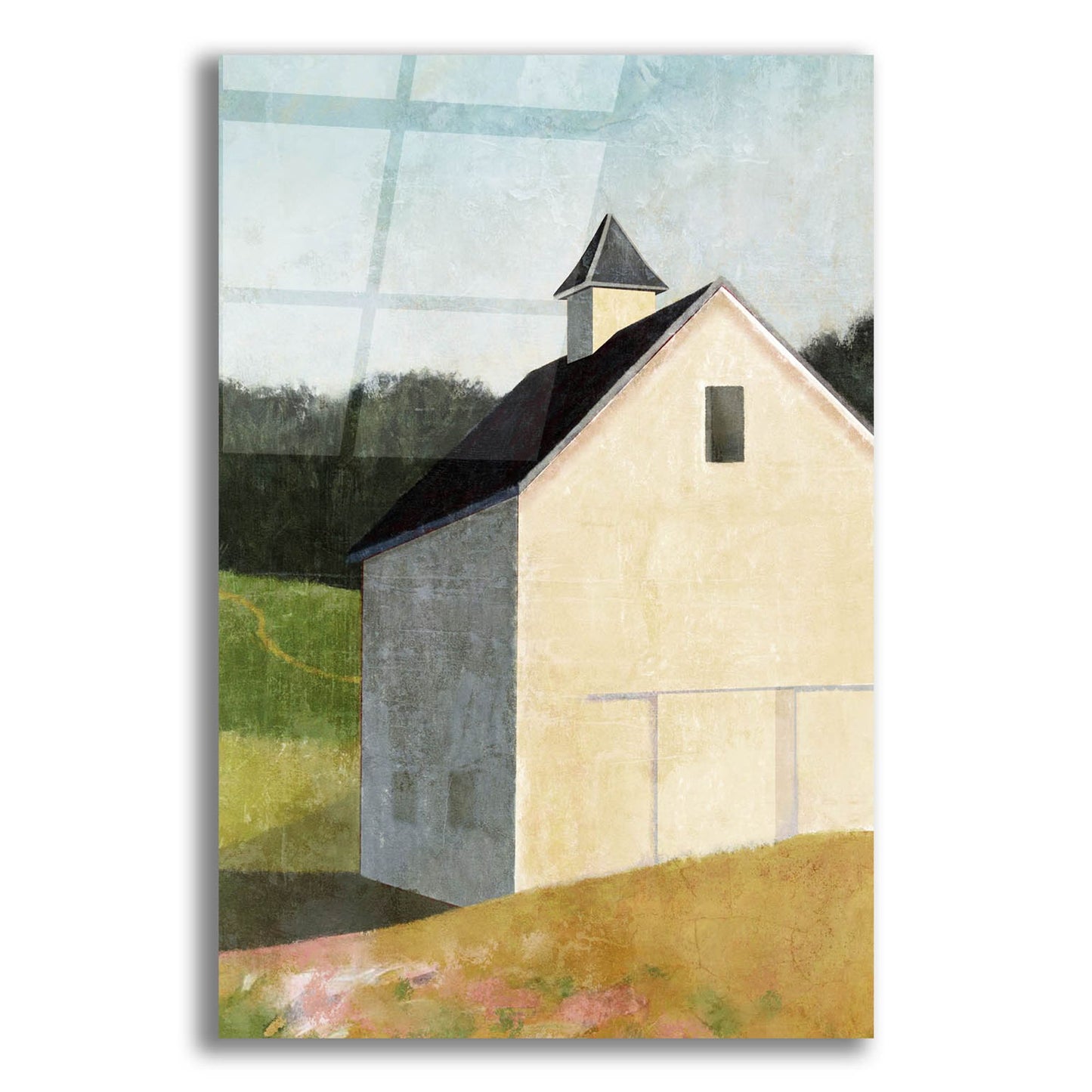 Epic Art 'Hillside Barn' by Suzanne Nicoll, Acrylic Glass Wall Art