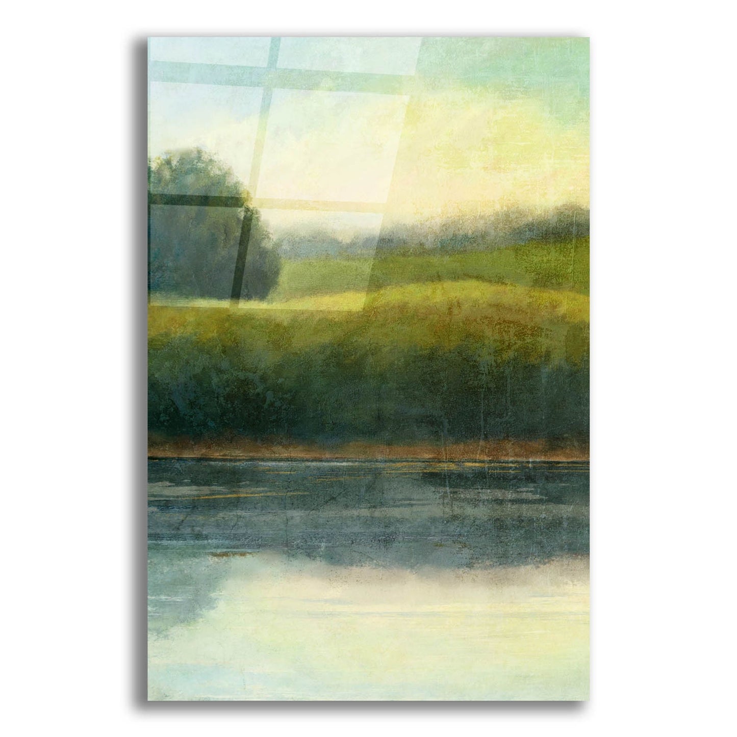 Epic Art 'Riverbank 1' by Suzanne Nicoll, Acrylic Glass Wall Art