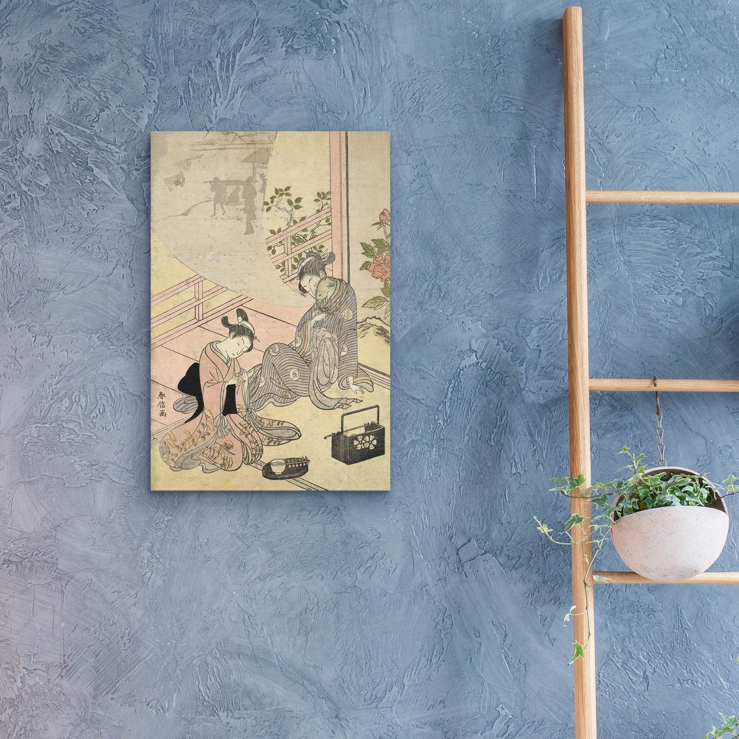 Epic Art 'Courtesan Dreaming' by Suzuki Harunobu, Acrylic Glass Wall Art,16x24