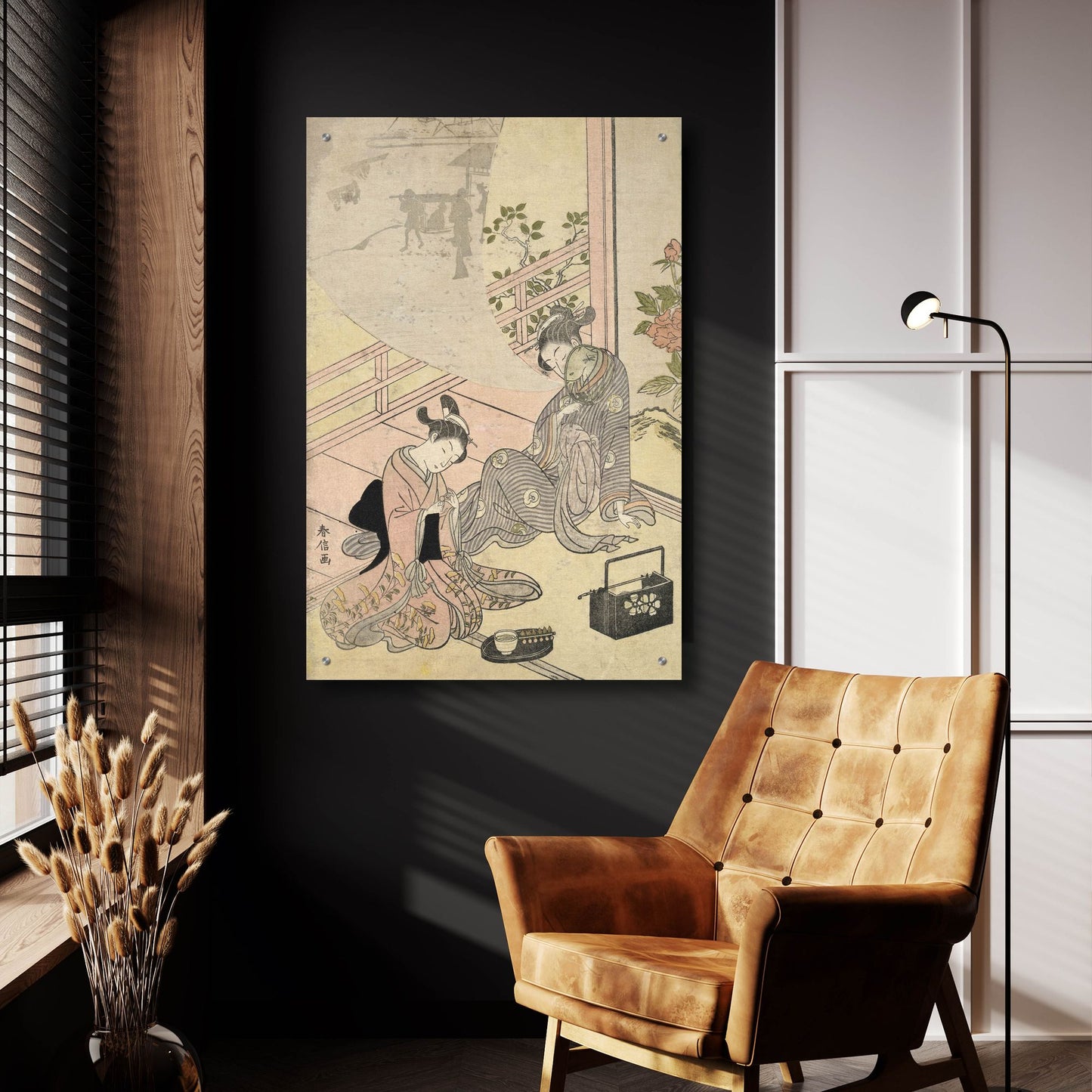 Epic Art 'Courtesan Dreaming' by Suzuki Harunobu, Acrylic Glass Wall Art,24x36