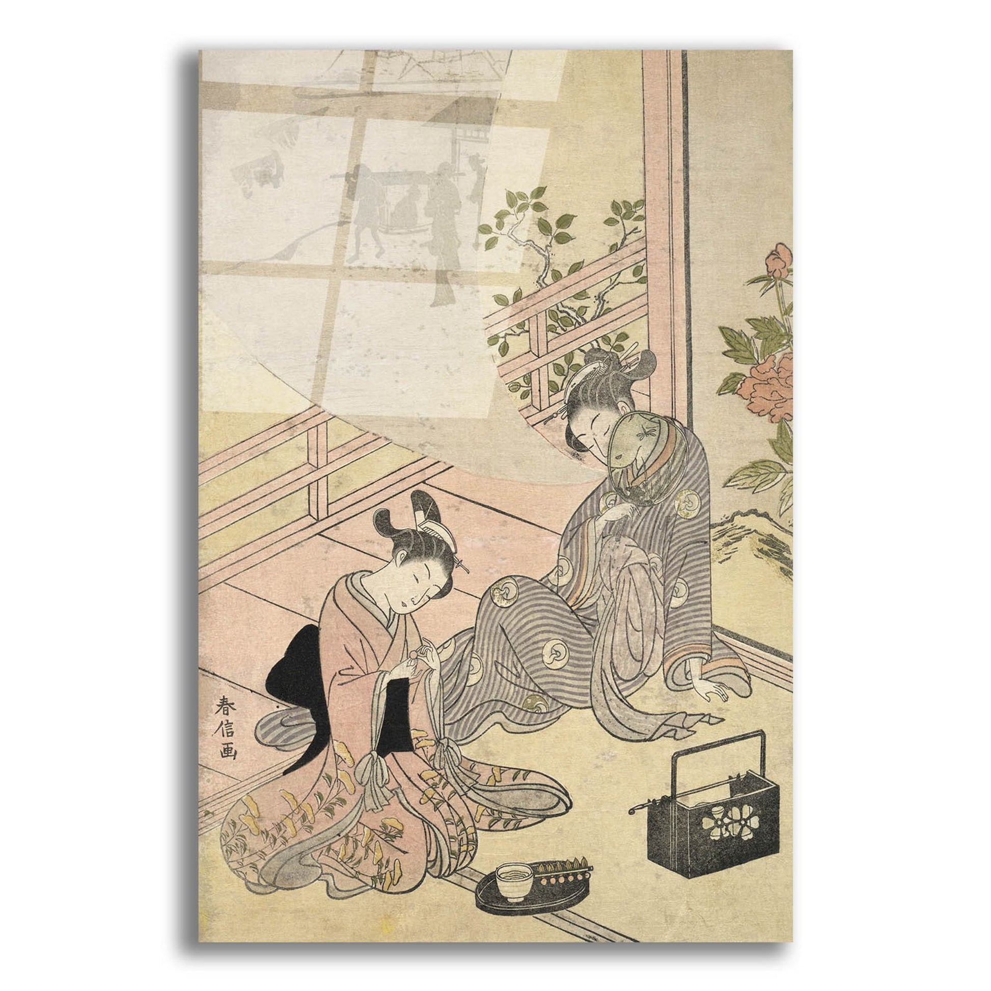 Epic Art 'Courtesan Dreaming' by Suzuki Harunobu, Acrylic Glass Wall Art