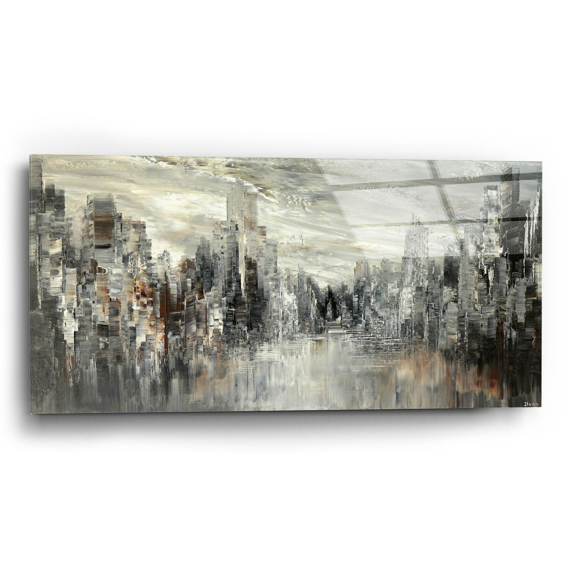 Epic Art 'City Of The Century' by Tatiana Iliina, Acrylic Glass Wall Art,24x12