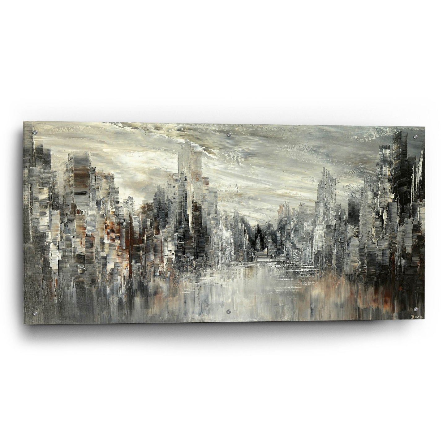 Epic Art 'City Of The Century' by Tatiana Iliina, Acrylic Glass Wall Art,48x24