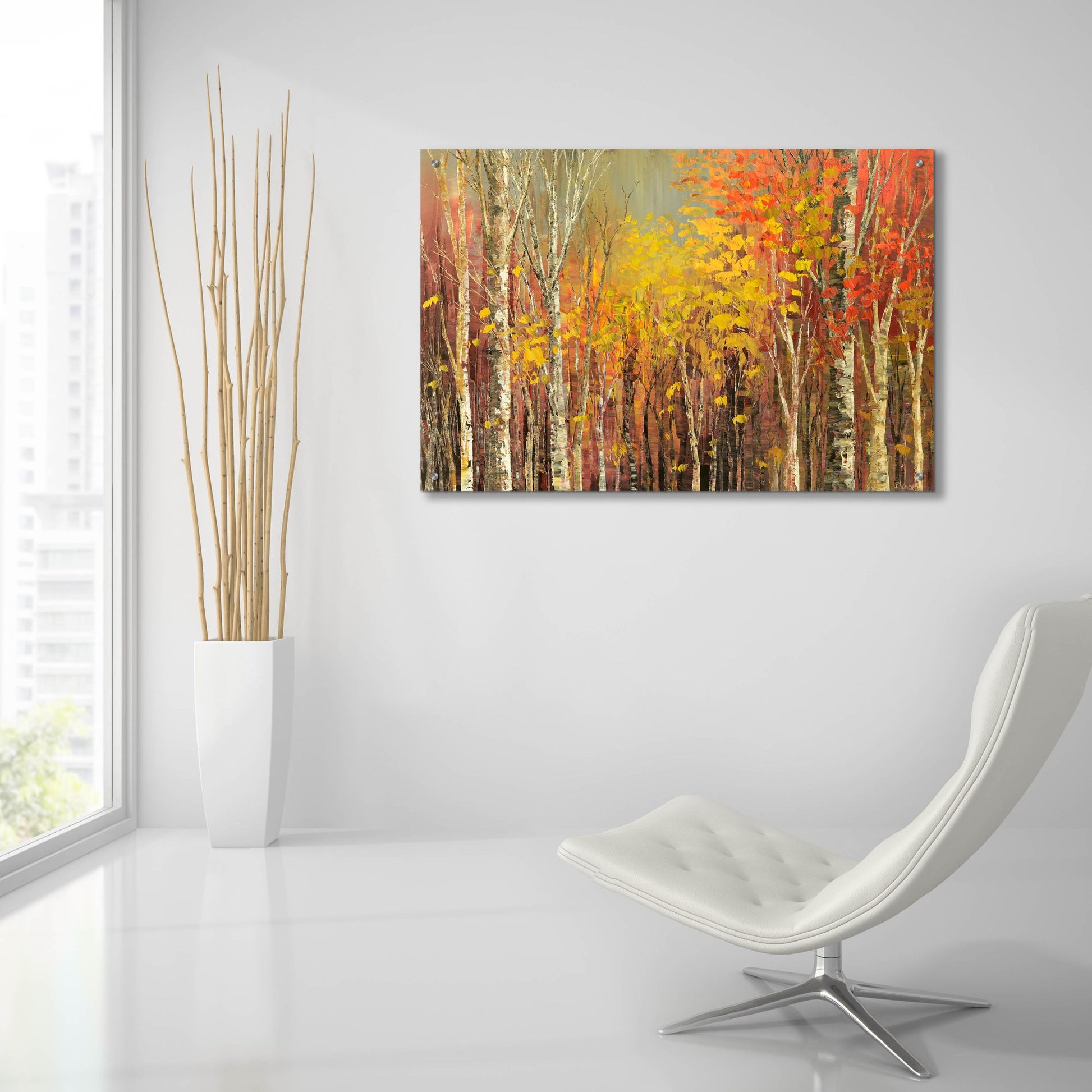 Epic Art 'Tangled Colors' by Tatiana Iliina, Acrylic Glass Wall Art,36x24