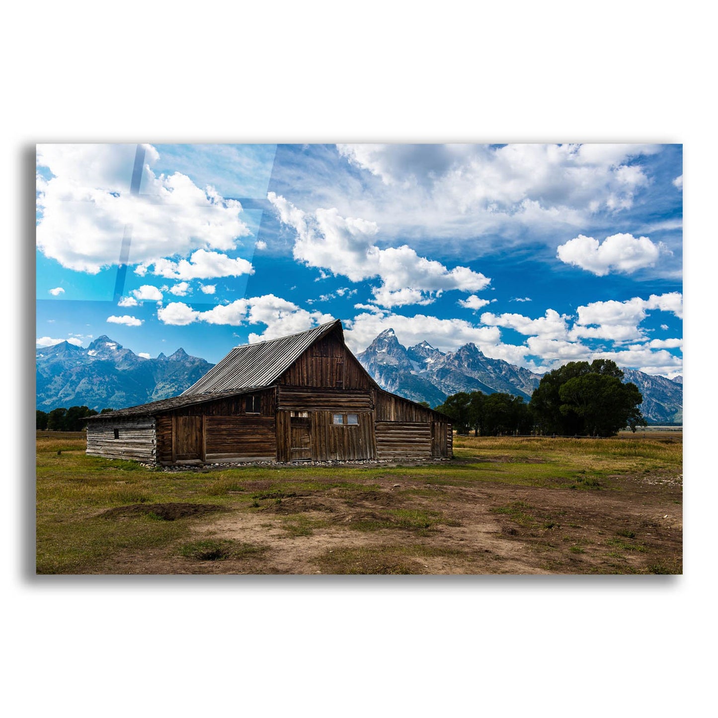 Epic Art 'Grand Teton Barn I' by Tim Oldford, Acrylic Glass Wall Art