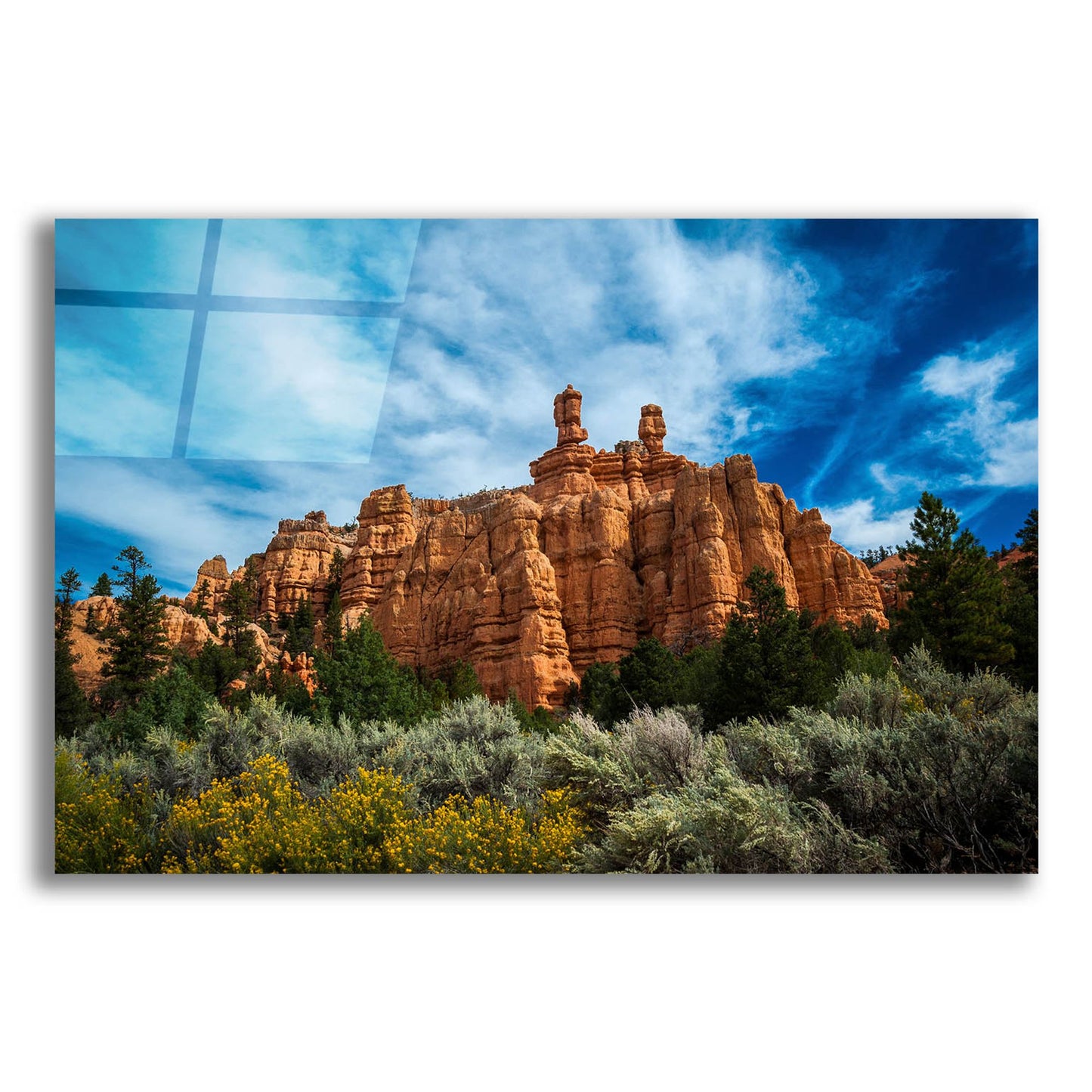 Epic Art 'Red Canyon' by Tim Oldford, Acrylic Glass Wall Art