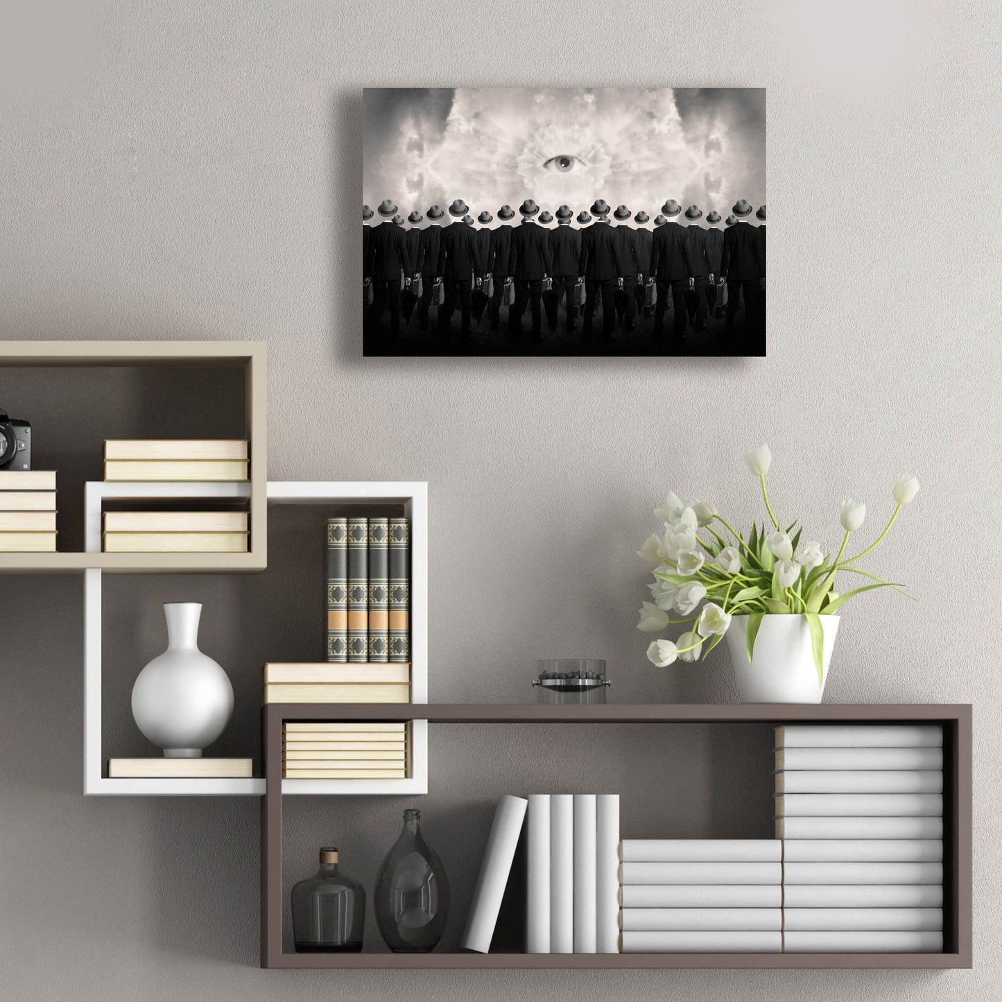 Epic Art 'Drones' by Tommy Ingberg, Acrylic Glass Wall Art,24x16