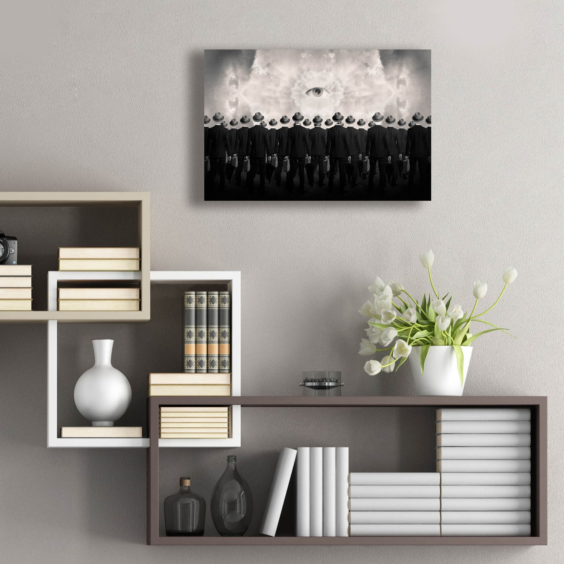 Epic Art 'Drones' by Tommy Ingberg, Acrylic Glass Wall Art,24x16
