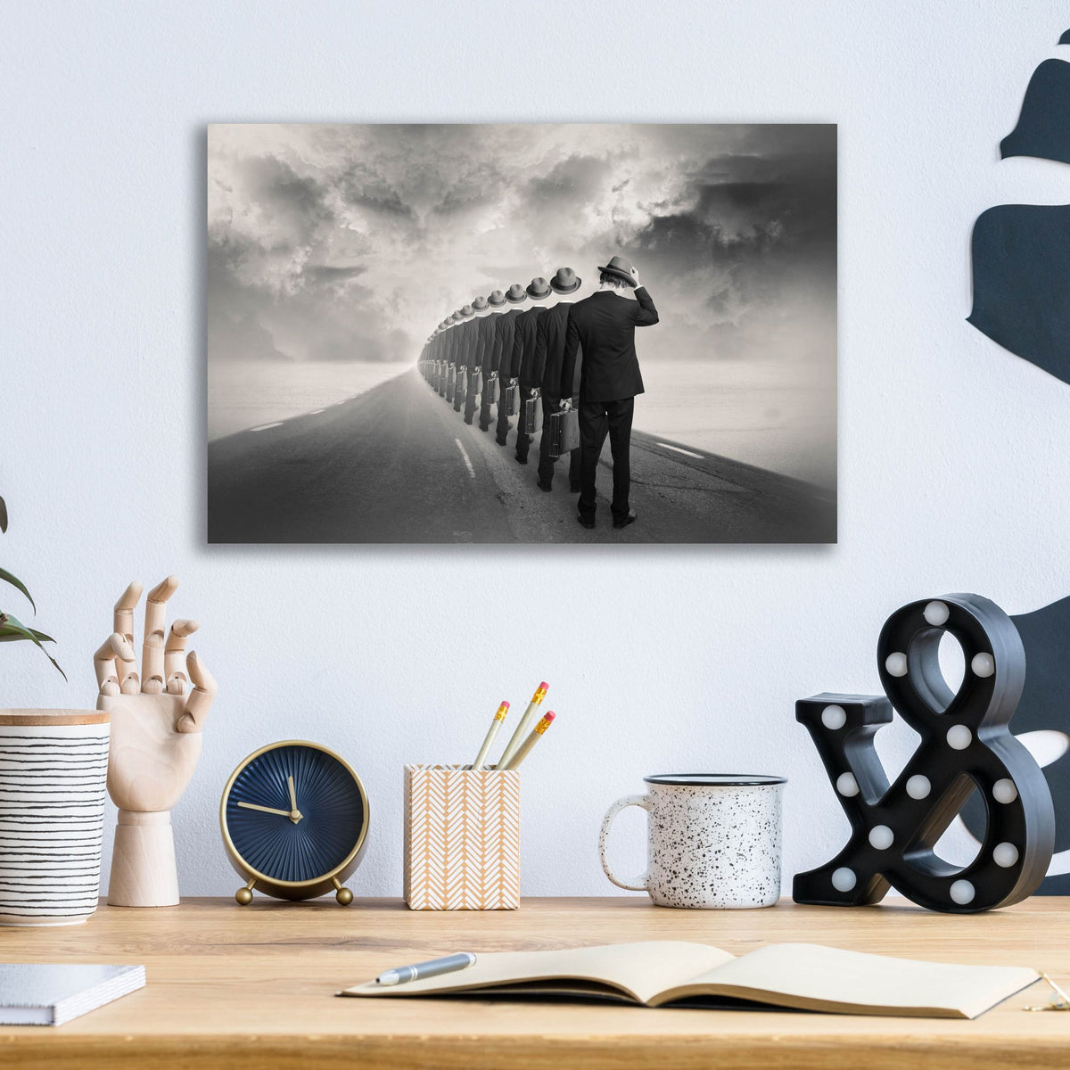 Epic Art 'Get In Line' by Tommy Ingberg, Acrylic Glass Wall Art,16x12