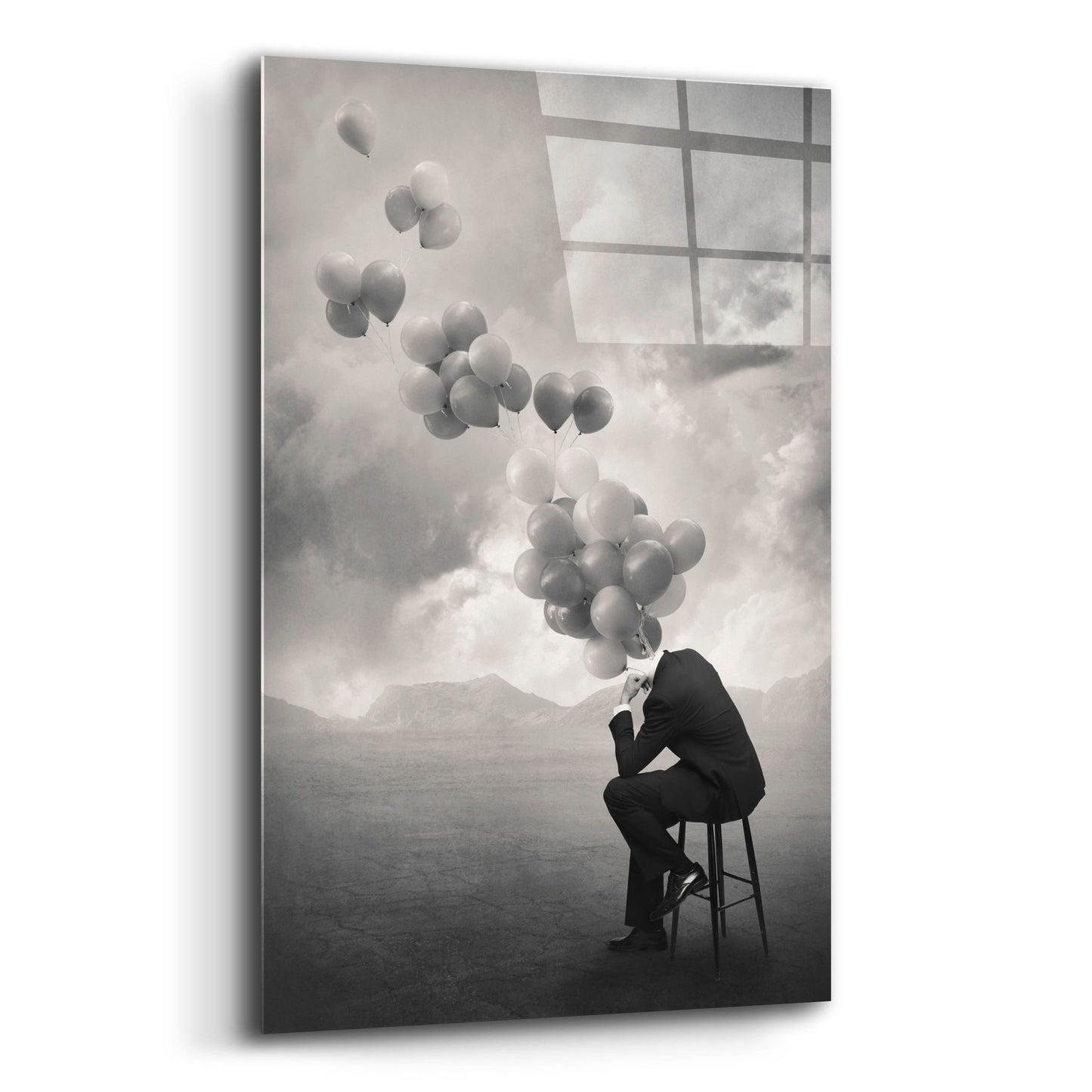 Epic Art 'Think' by Tommy Ingberg, Acrylic Glass Wall Art,12x16