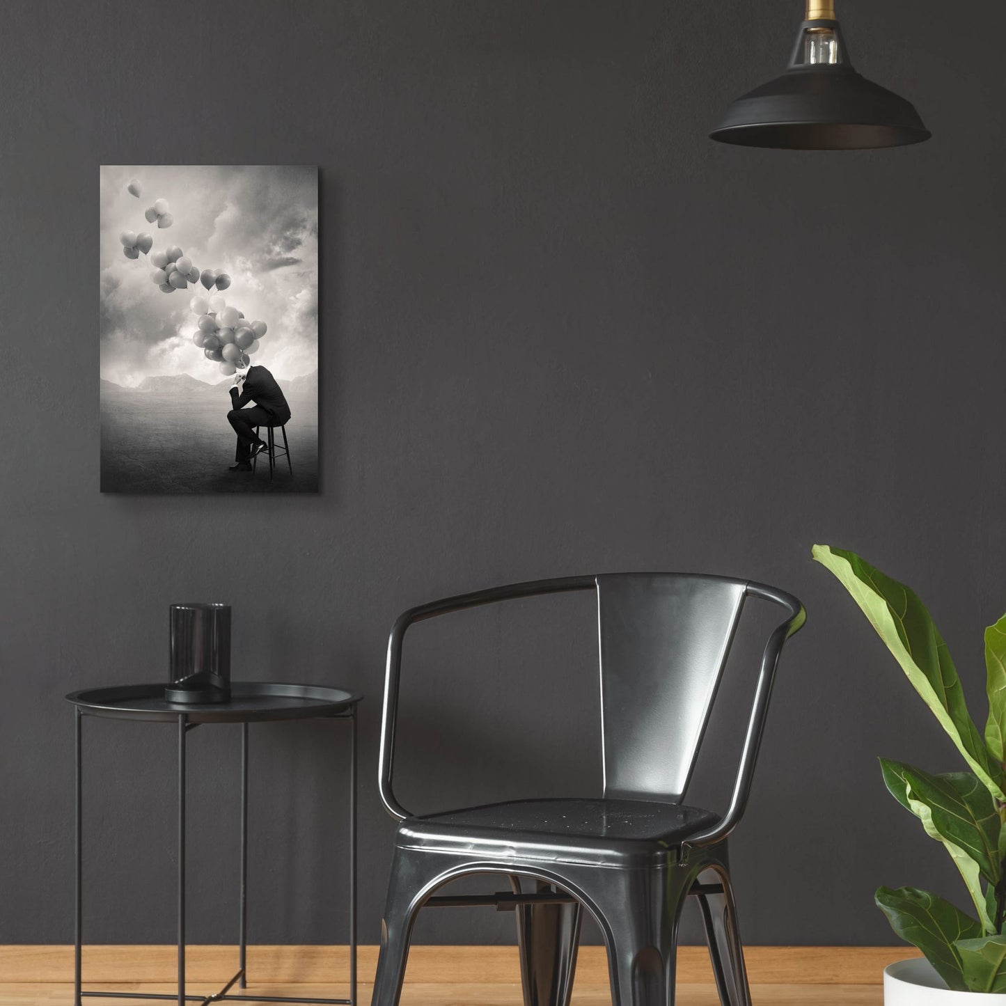Epic Art 'Think' by Tommy Ingberg, Acrylic Glass Wall Art,16x24