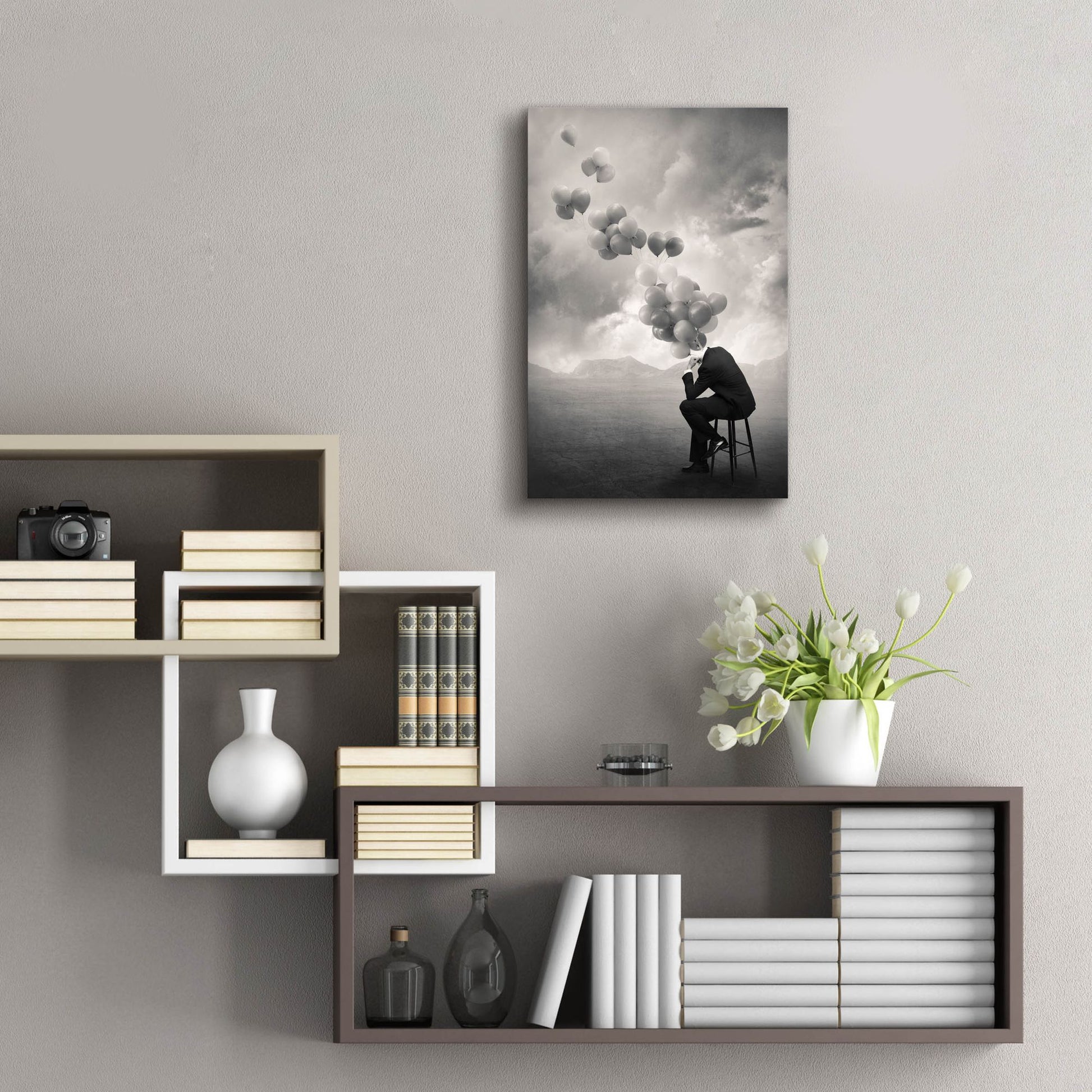 Epic Art 'Think' by Tommy Ingberg, Acrylic Glass Wall Art,16x24