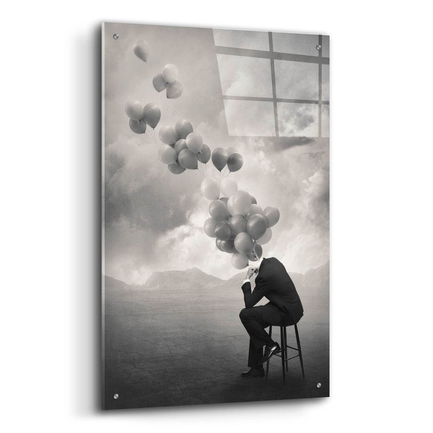 Epic Art 'Think' by Tommy Ingberg, Acrylic Glass Wall Art,24x36