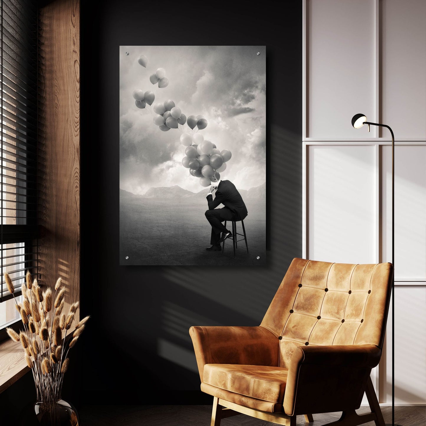 Epic Art 'Think' by Tommy Ingberg, Acrylic Glass Wall Art,24x36
