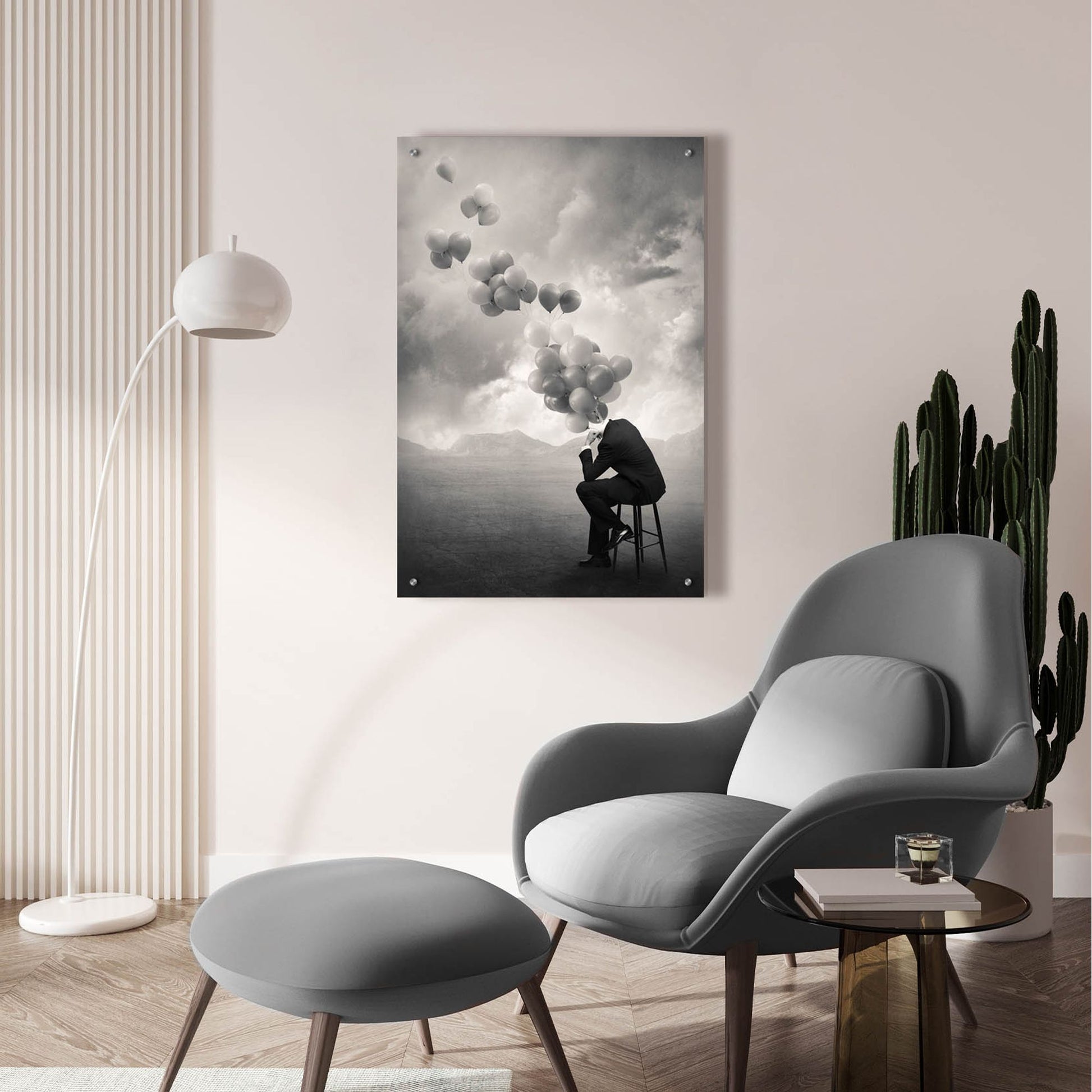 Epic Art 'Think' by Tommy Ingberg, Acrylic Glass Wall Art,24x36