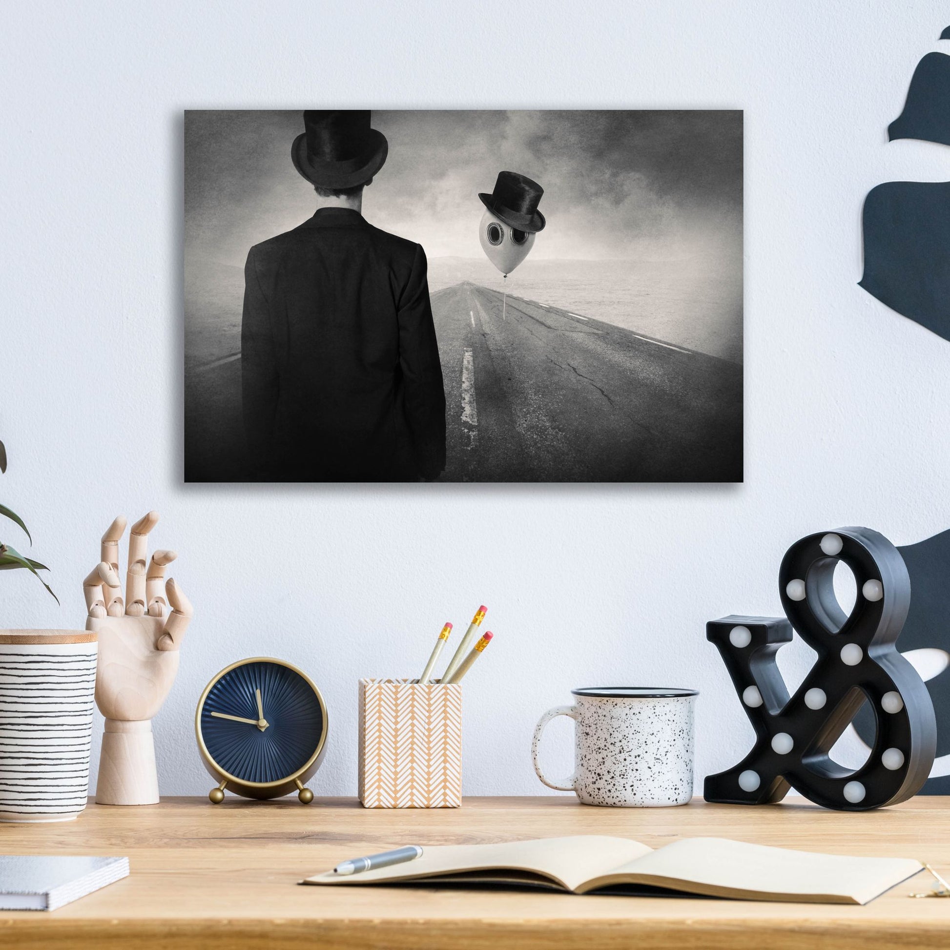 Epic Art 'We Meet Again Old Friend' by Tommy Ingberg, Acrylic Glass Wall Art,16x12