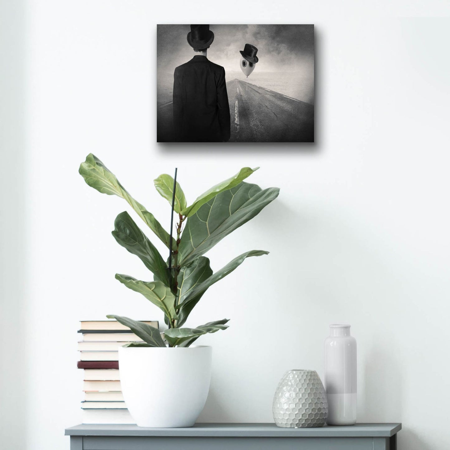 Epic Art 'We Meet Again Old Friend' by Tommy Ingberg, Acrylic Glass Wall Art,16x12