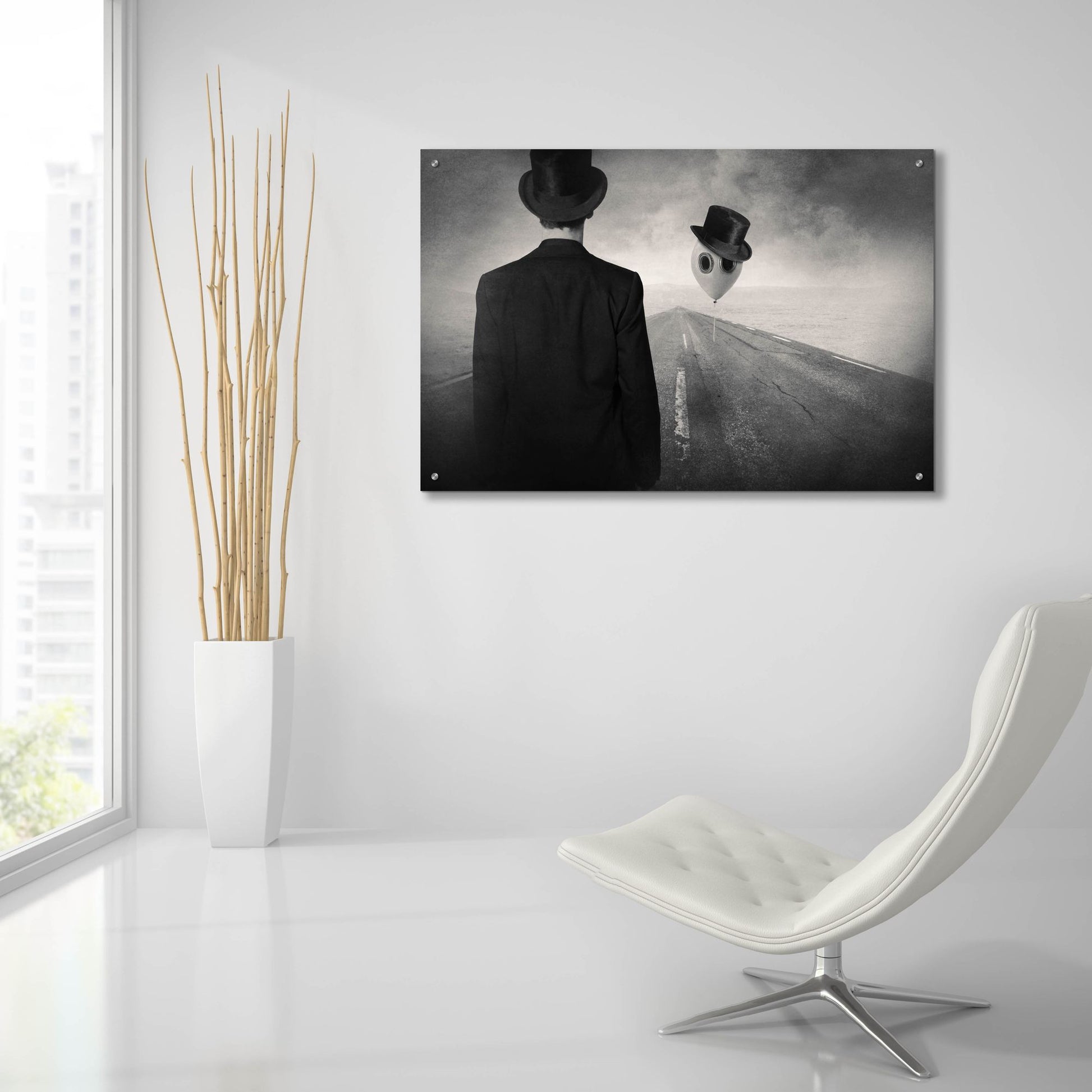 Epic Art 'We Meet Again Old Friend' by Tommy Ingberg, Acrylic Glass Wall Art,36x24