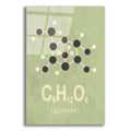 Epic Art 'Molecule Glucose' by Typelike, Acrylic Glass Wall Art