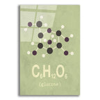 Epic Art 'Molecule Glucose' by Typelike, Acrylic Glass Wall Art
