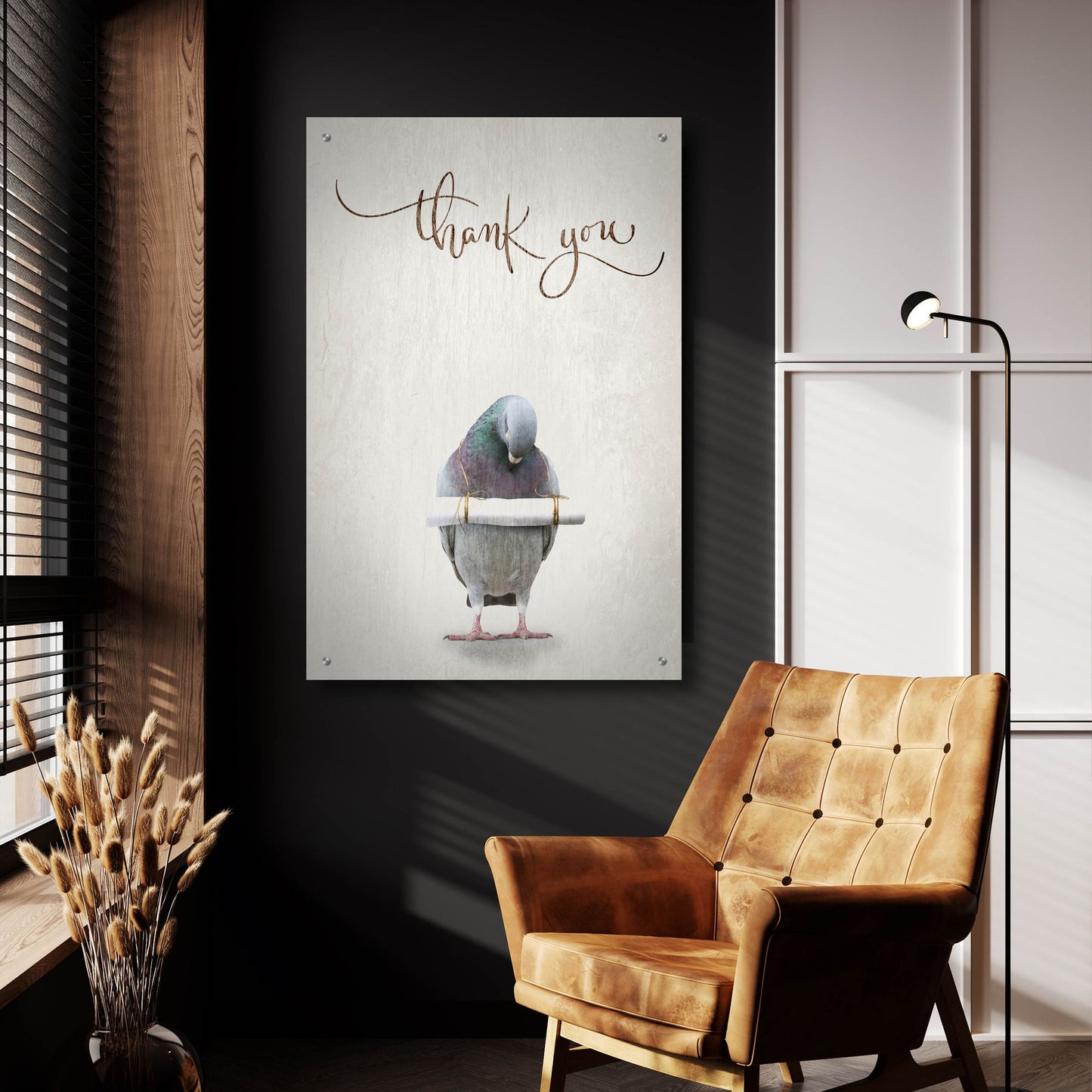 Epic Art 'Thank You' by Typelike, Acrylic Glass Wall Art,24x36