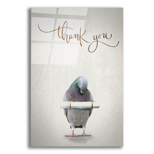 Epic Art 'Thank You' by Typelike, Acrylic Glass Wall Art