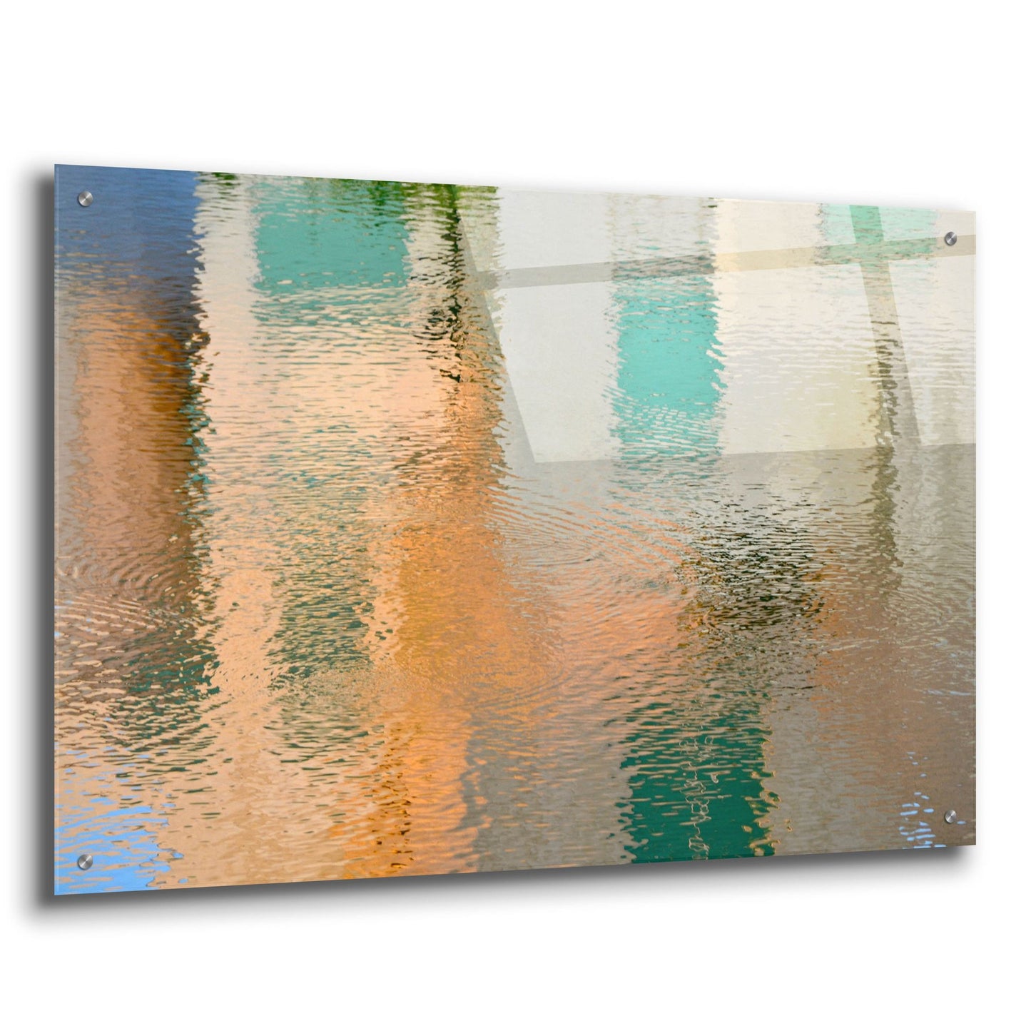 Epic Art 'Reflection On The Iowa River No. 2' by Ulpi Gonzalez, Acrylic Glass Wall Art,36x24