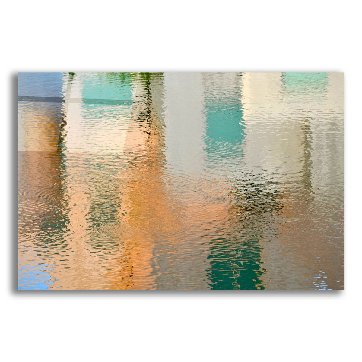 Epic Art 'Reflection On The Iowa River No. 2' by Ulpi Gonzalez, Acrylic Glass Wall Art